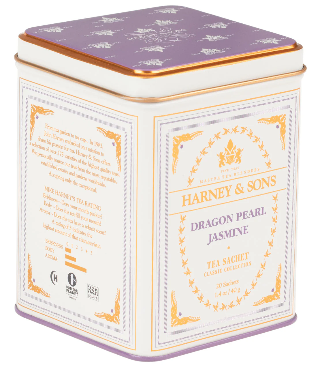 Dragon Pearl Jasmine, Classic Tin of 20 Sachets - Image 2