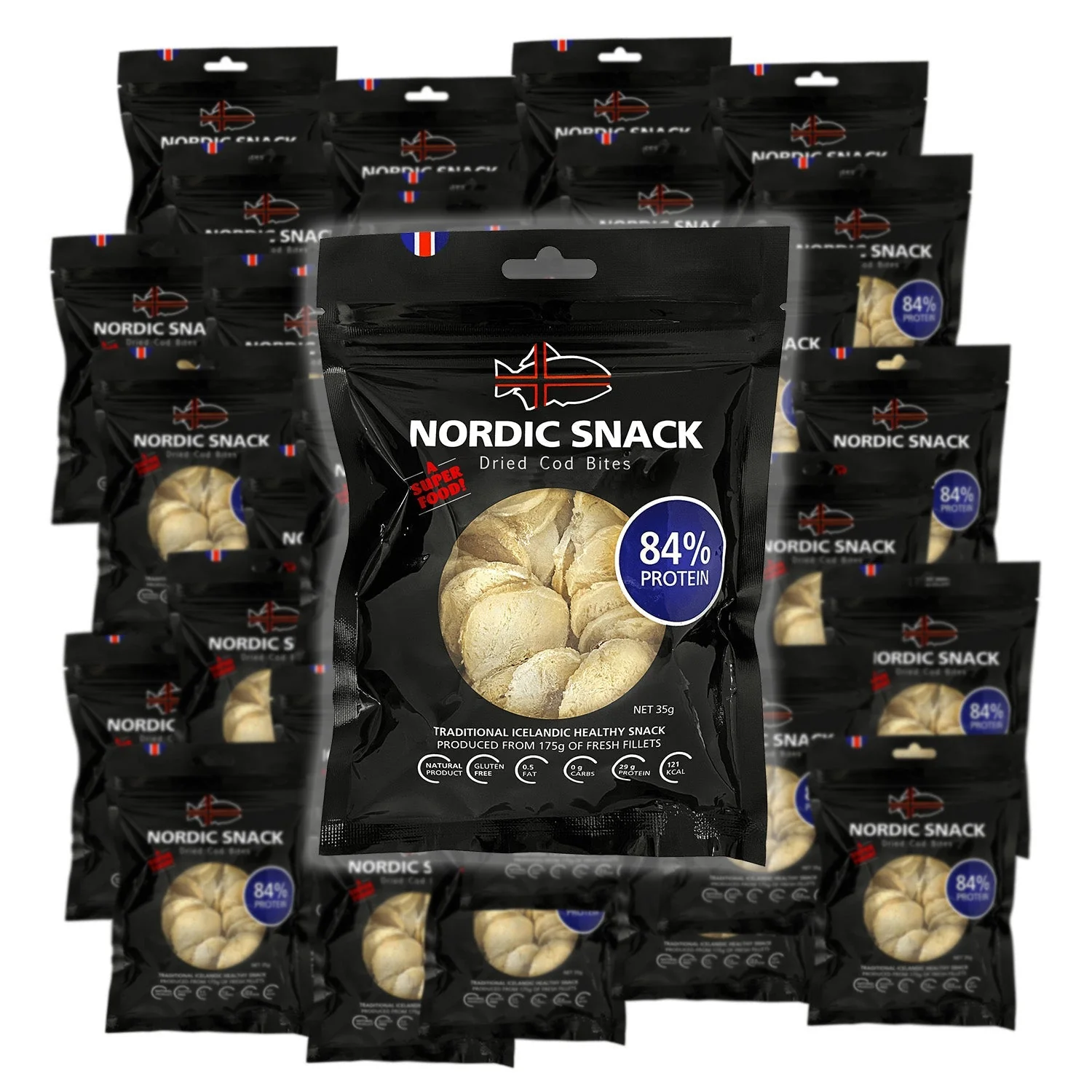Dried Cod Bites, Hardfiskur Nordic Snack - Image 10