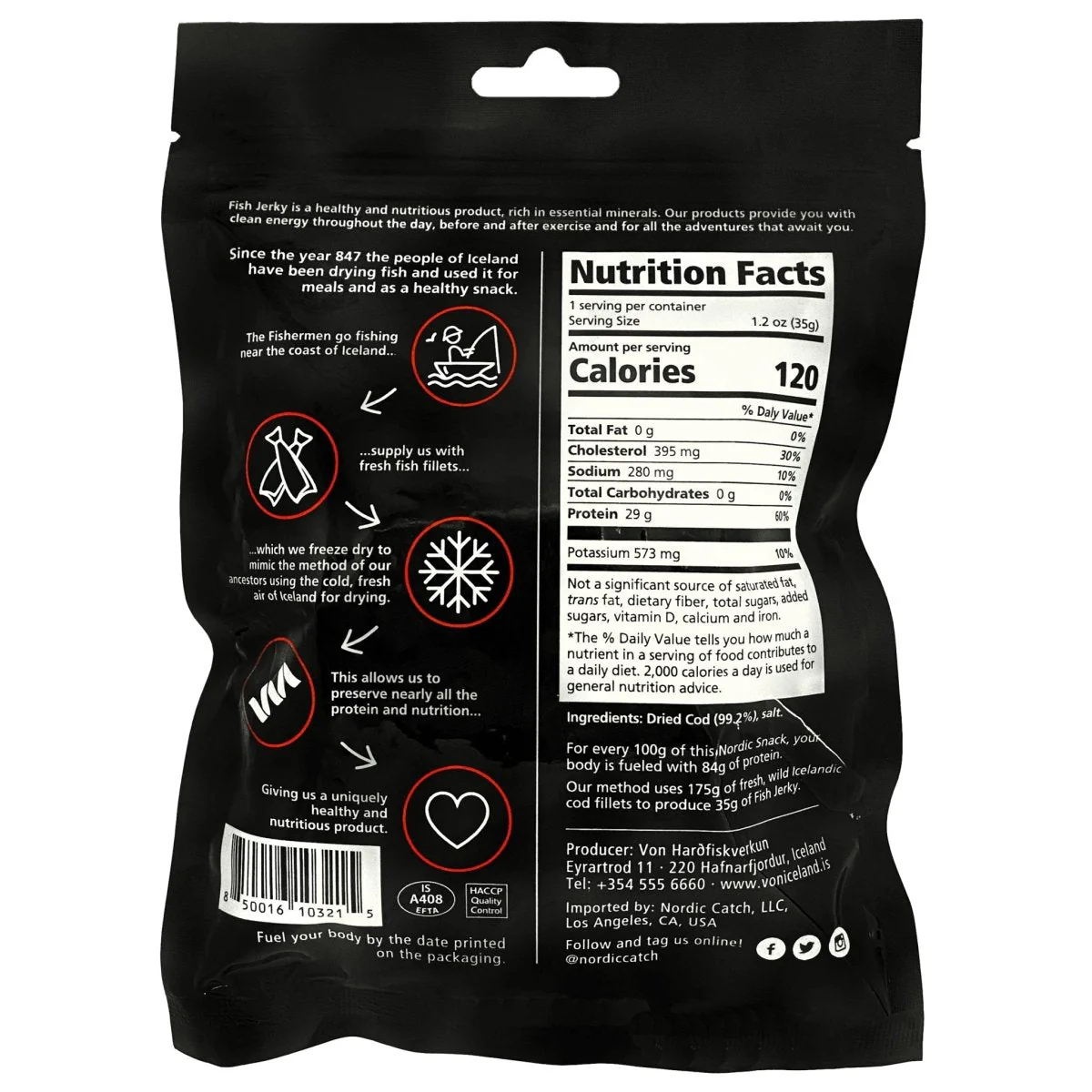 Dried Cod Bites, Hardfiskur Nordic Snack - Image 2