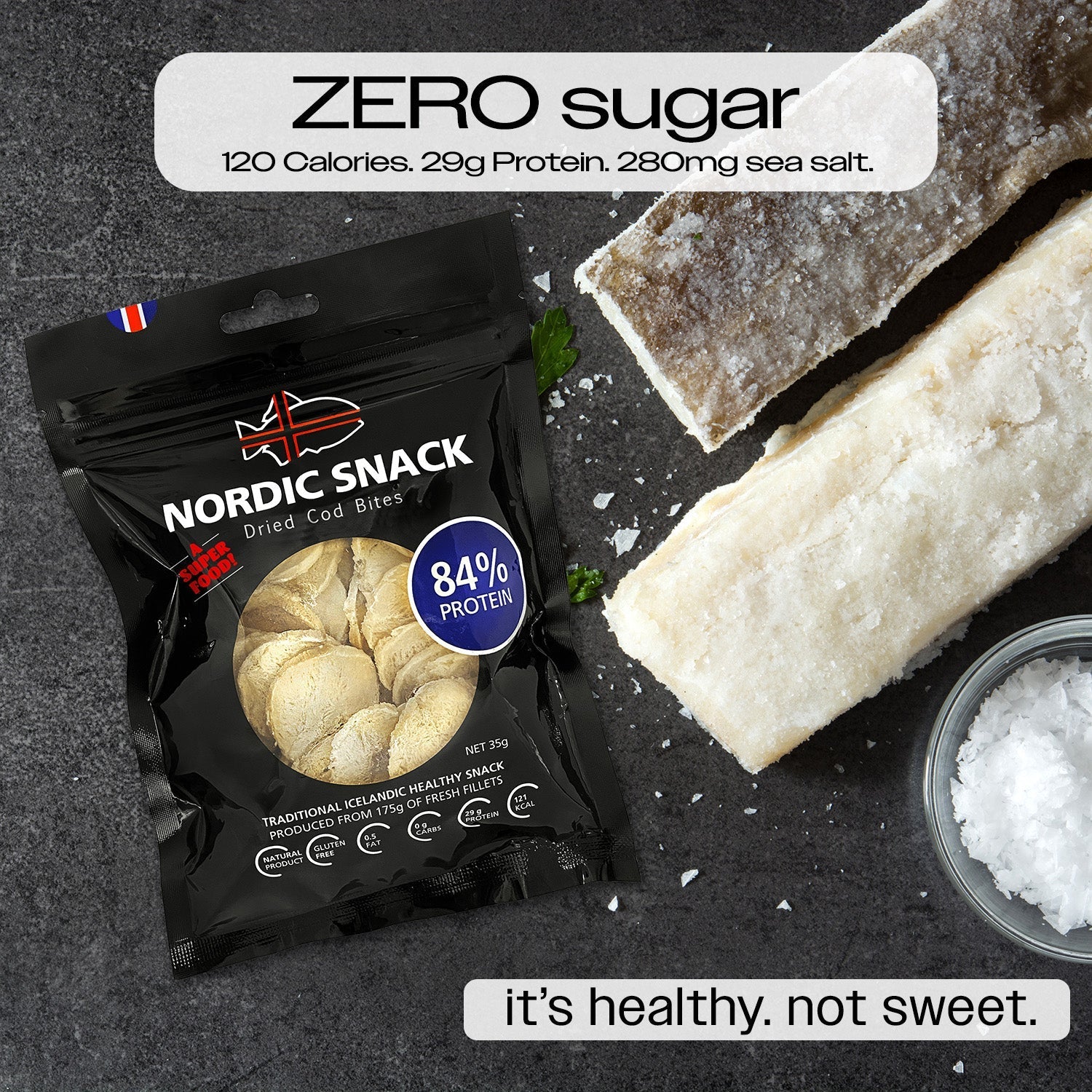 Dried Cod Bites, Hardfiskur Nordic Snack Bundle - Image 3