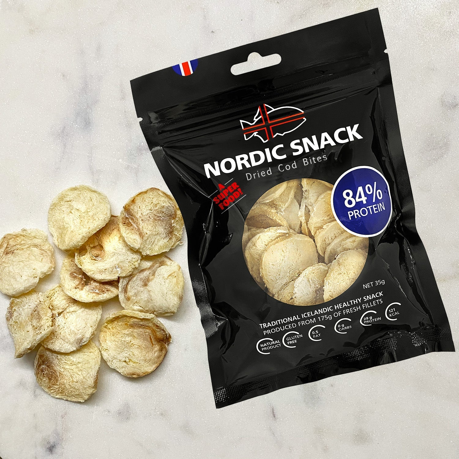 Dried Cod Bites, Hardfiskur Nordic Snack Bundle - Image 5