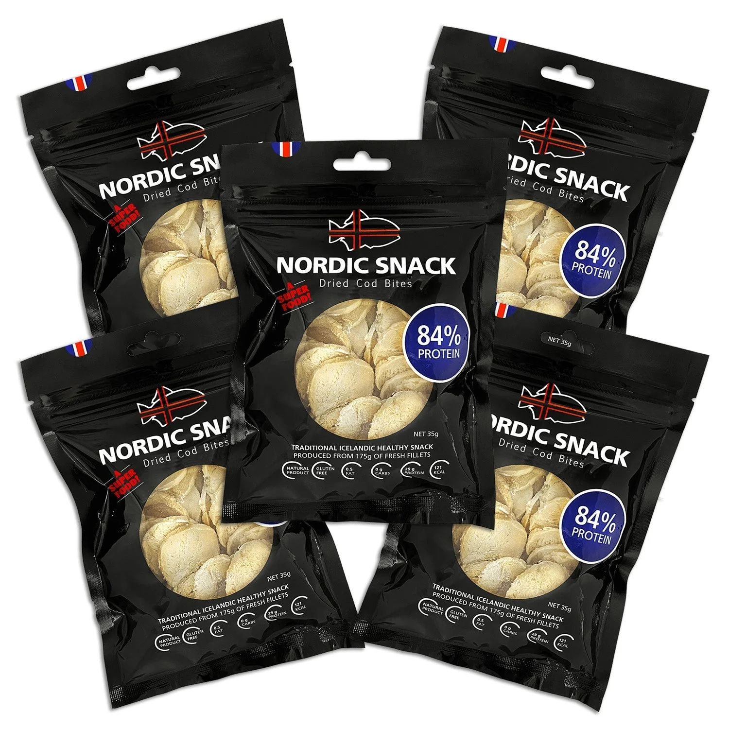 Dried Cod Bites, Hardfiskur Nordic Snack Bundle - Image 6