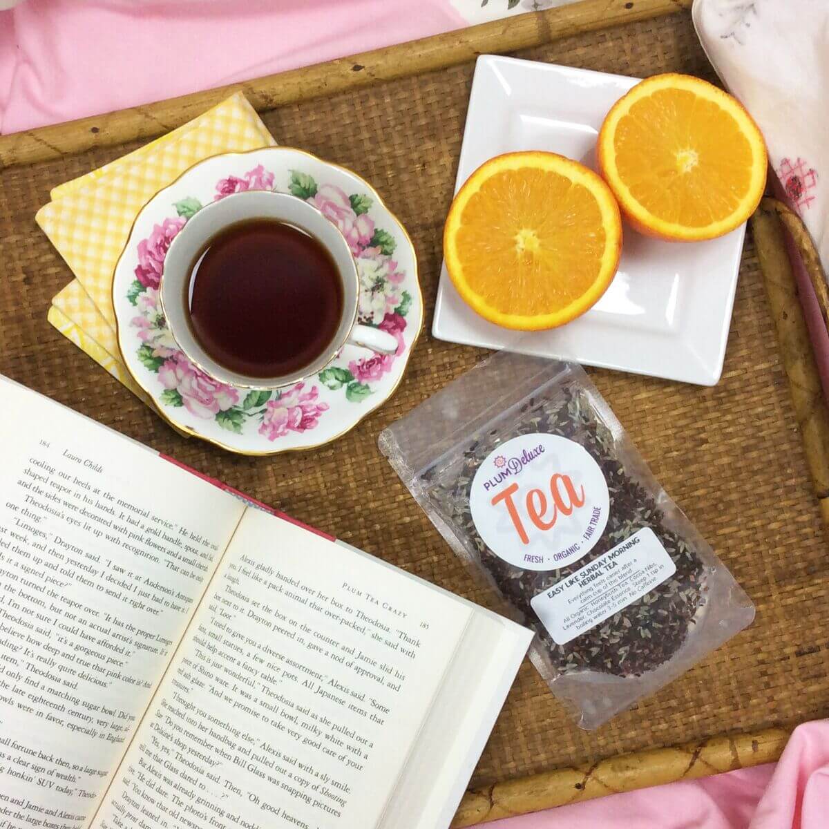Easy Like Sunday Morning Herbal Tea (Chocolate - Lavender) - Image 2