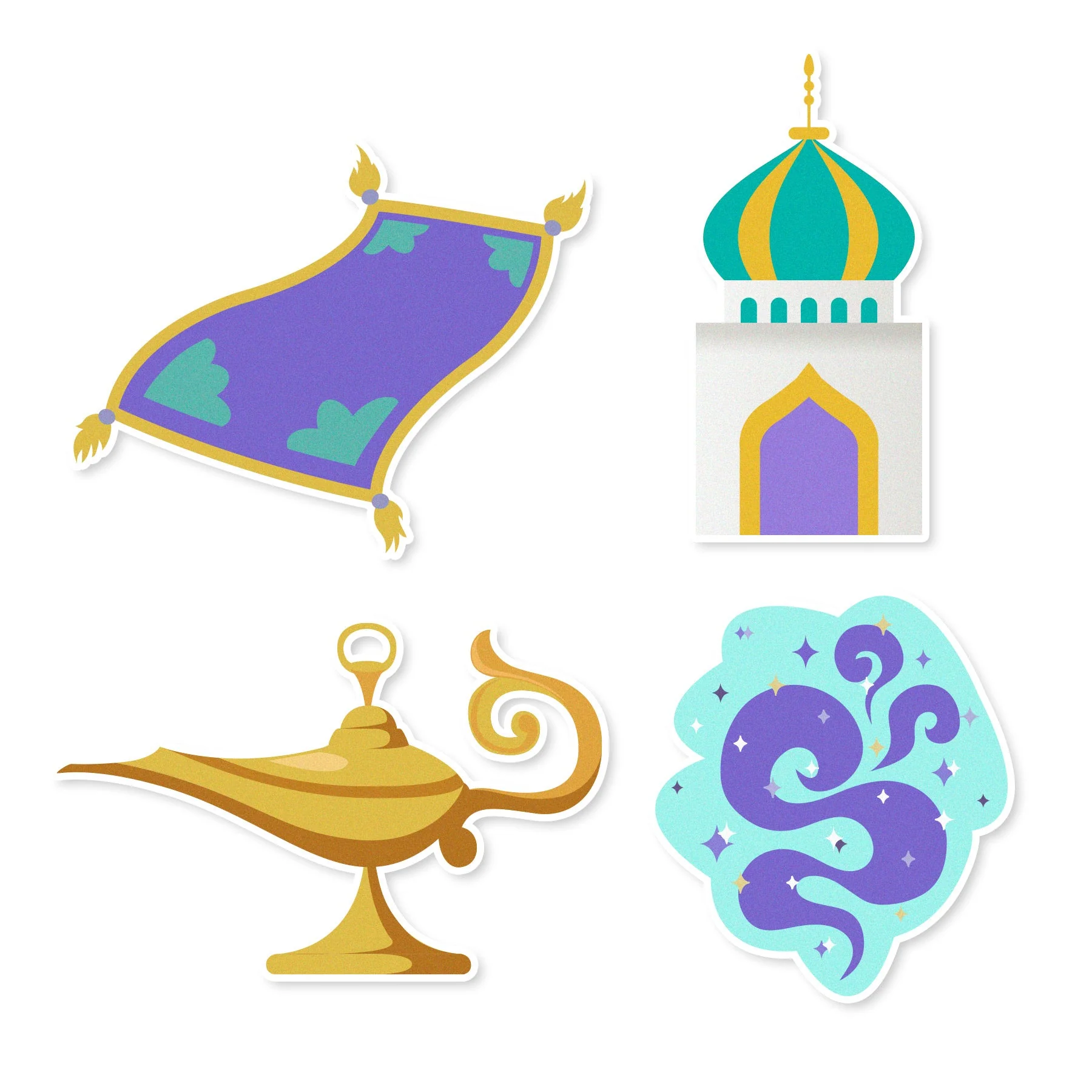 Edible Cupcake Toppers for Arabian Princess