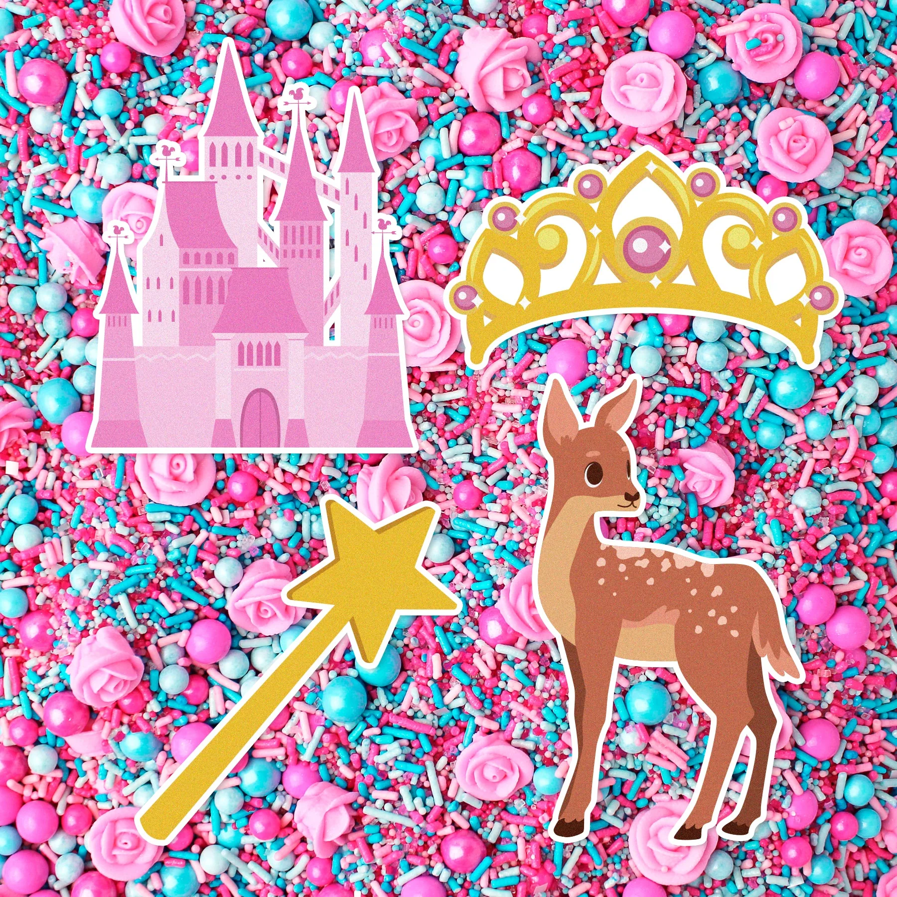 Edible Cupcake Toppers for Briar Rose - Image 2