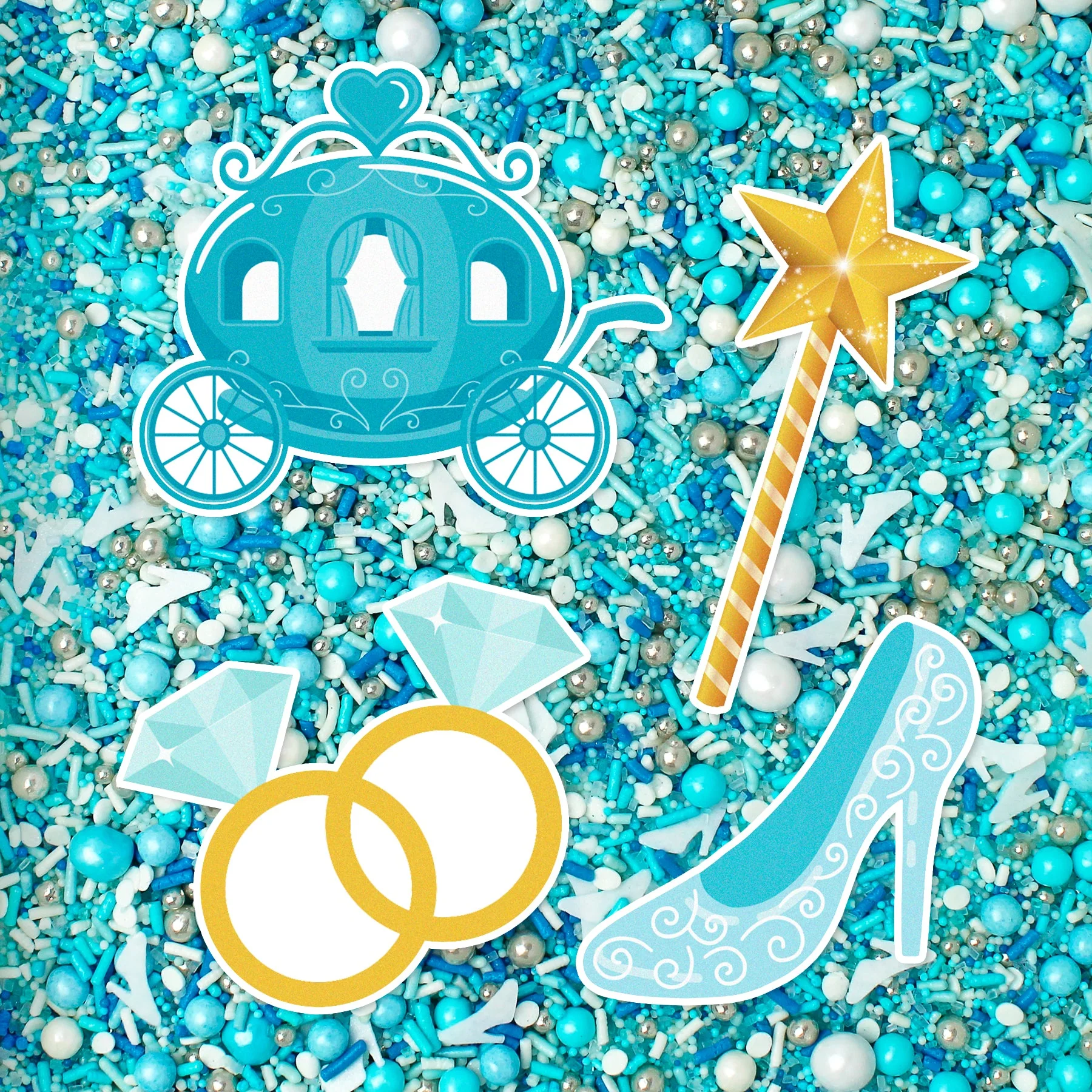 Edible Cupcake Toppers for Glass Slipper - Image 2