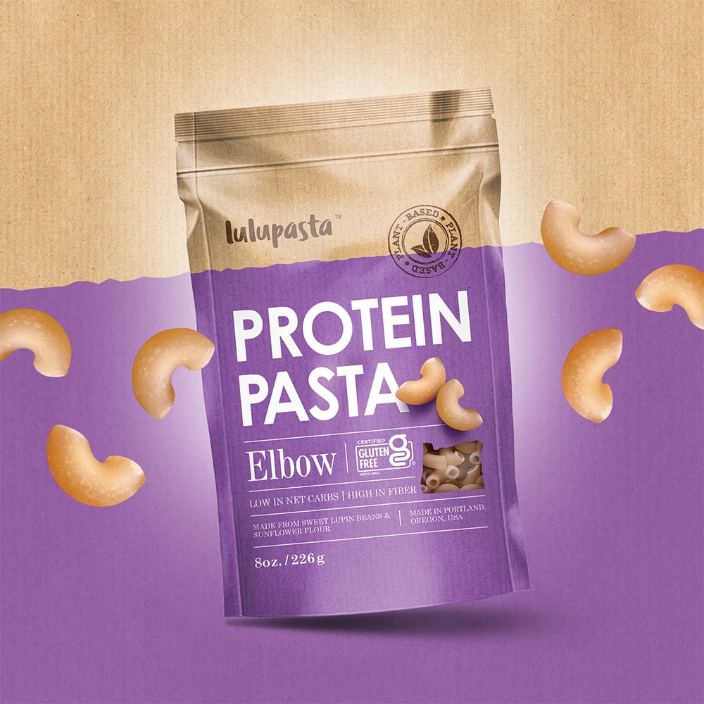 Elbow Protein Pasta - 19g Protein & 4g Net Carb, Lupin Pasta, Keto Pasta, Gluten Free, 8 oz. - Image 5