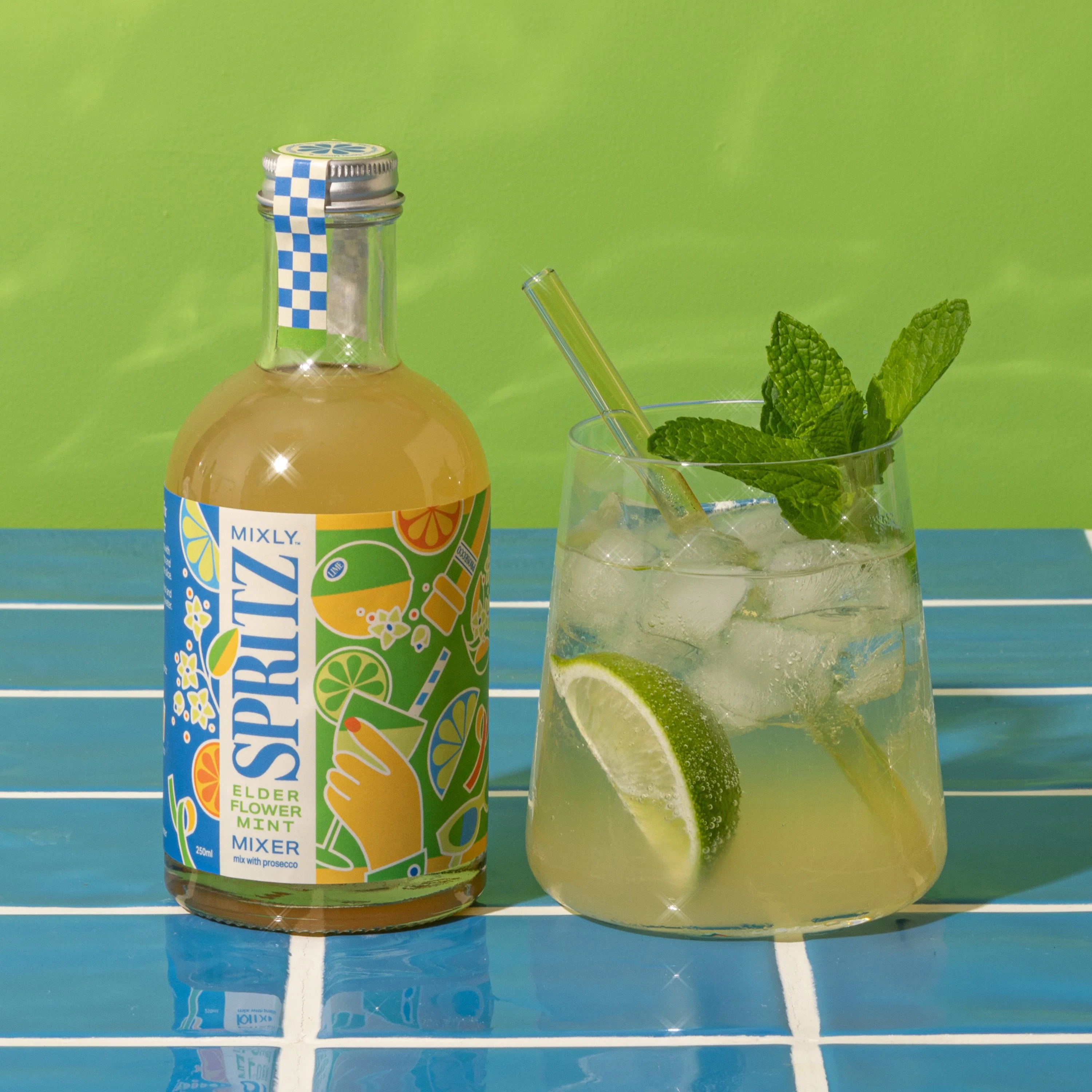 Elderflower Mint Spritz | Non Alcoholic Cocktail & Mocktail Mixer - Image 3