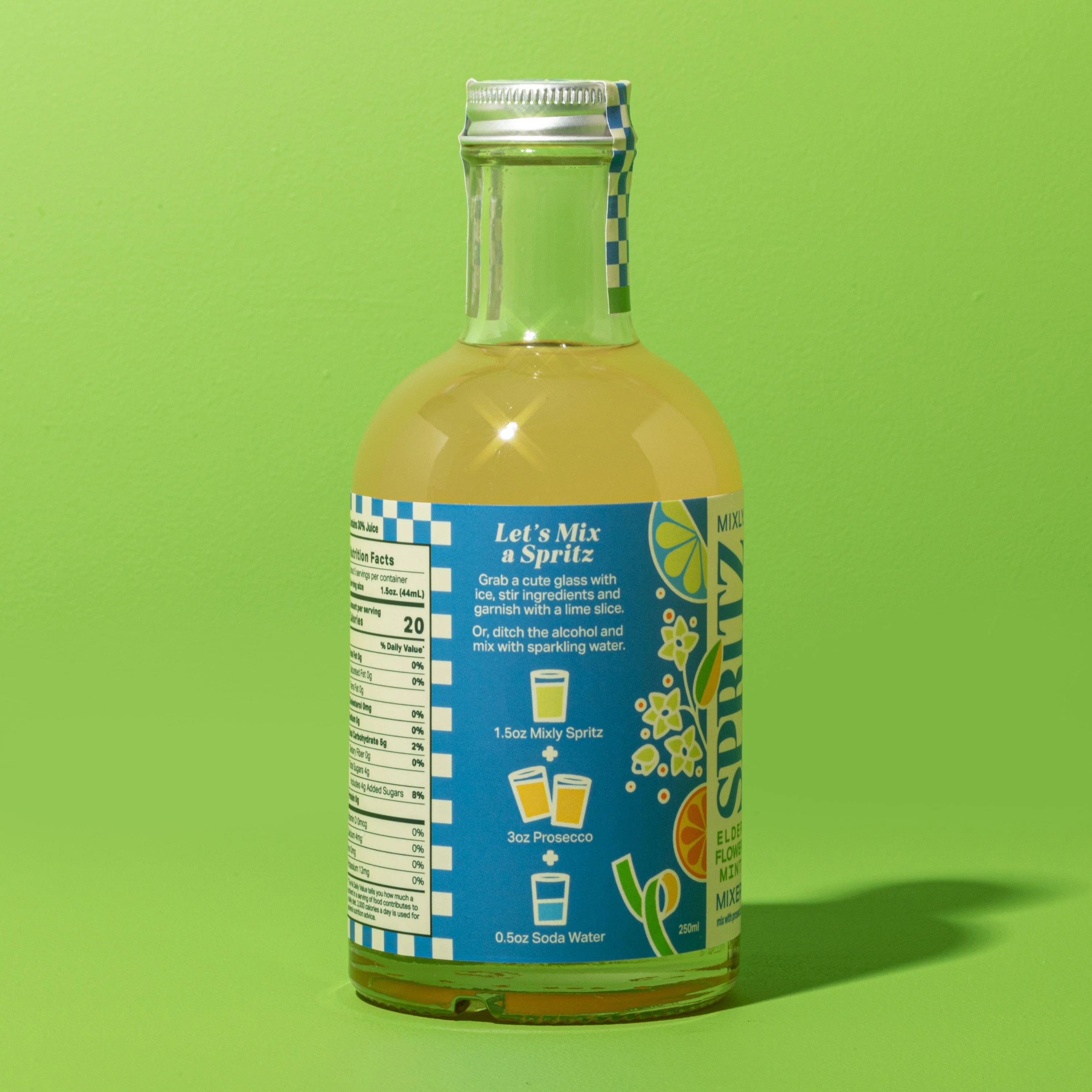Elderflower Mint Spritz | Non Alcoholic Cocktail & Mocktail Mixer - Image 4