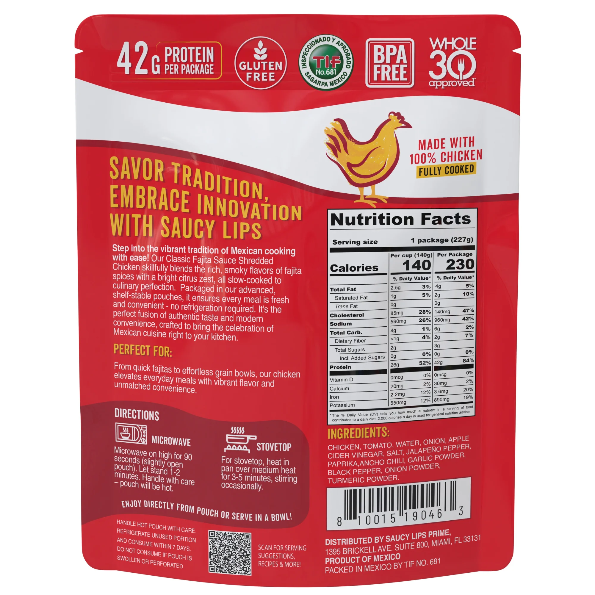 Fajita Chicken – 42g Protein | Ready in 90 Seconds - Image 2