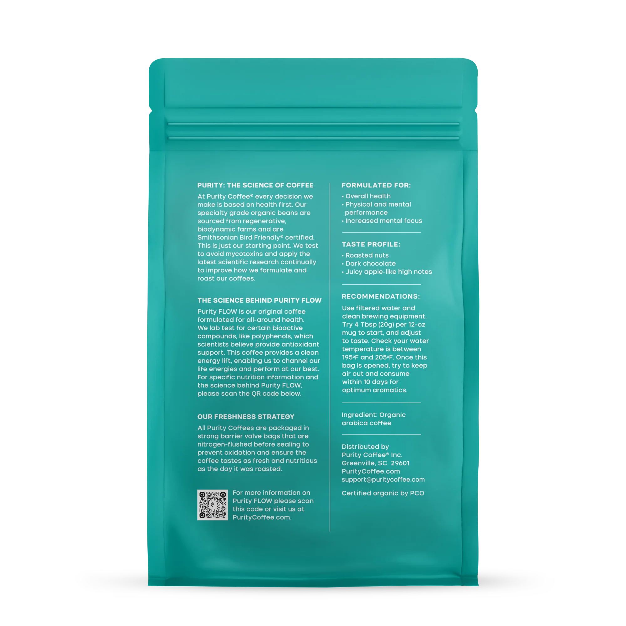 FLOW: Original Medium Roast Whole Bean Organic Coffee - Image 5