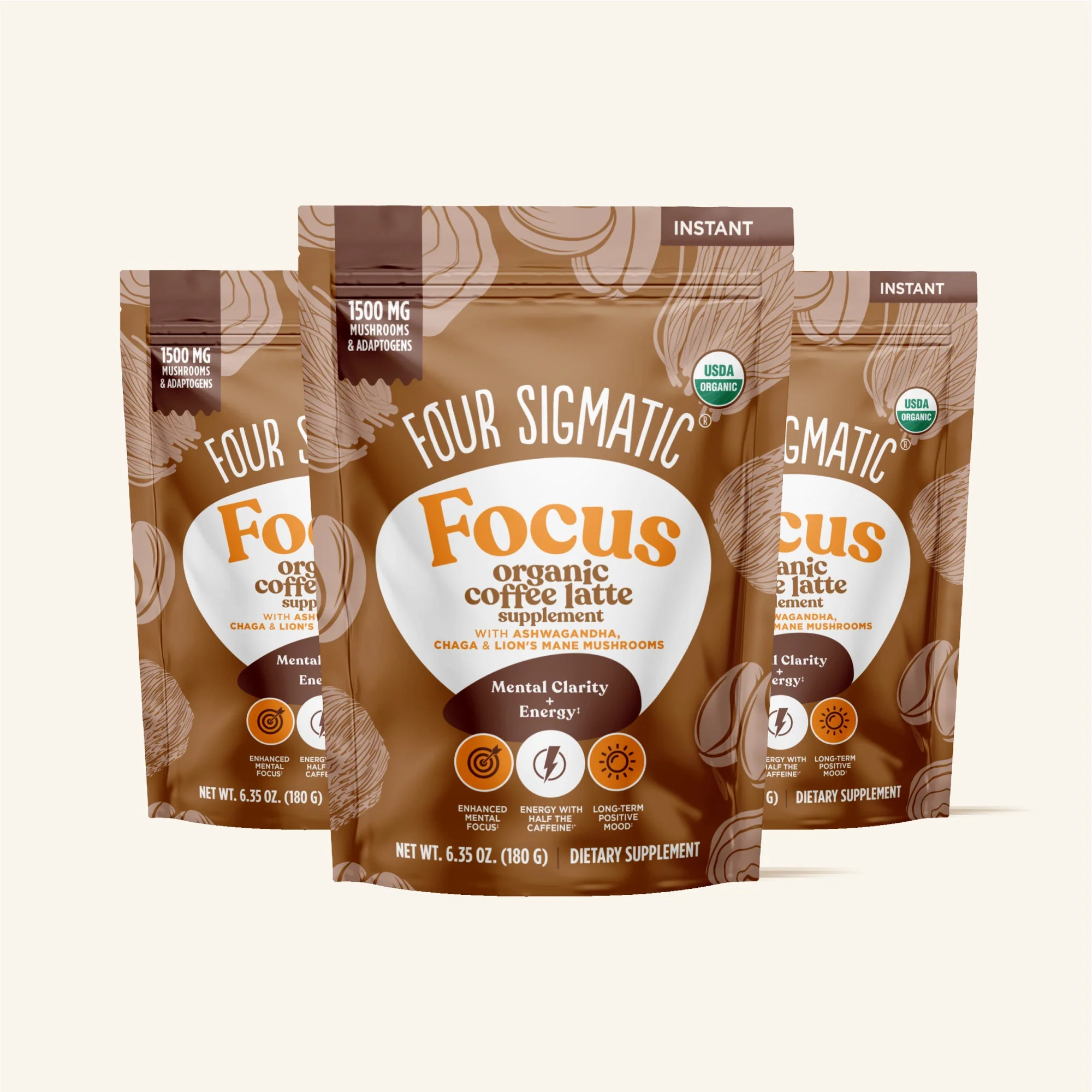 Focus Organic Coffee Latte - Image 4