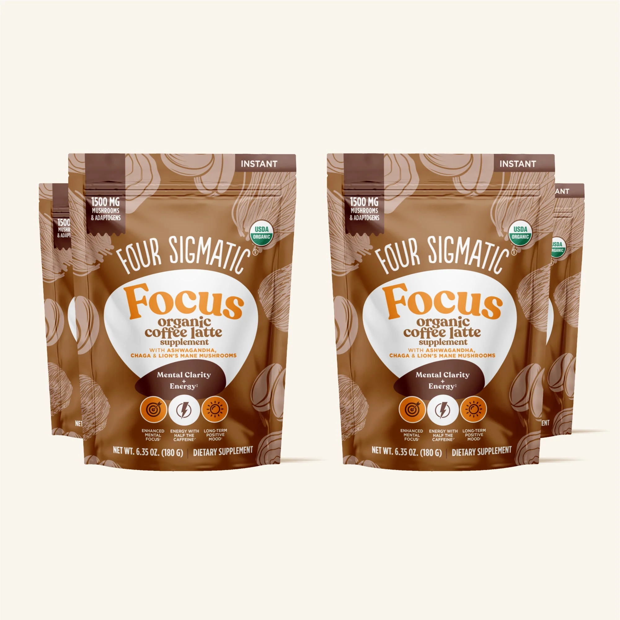 Focus Organic Coffee Latte - Image 5