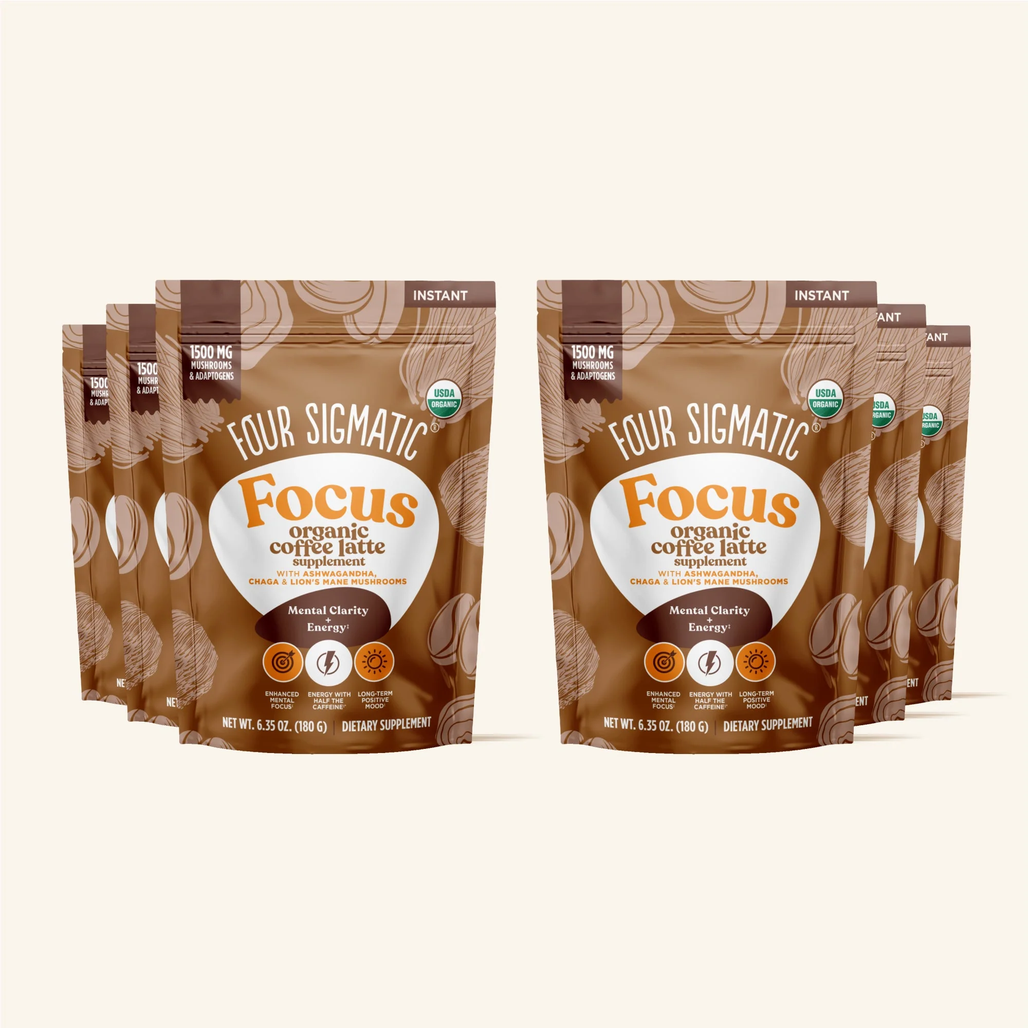 Focus Organic Coffee Latte - Image 6