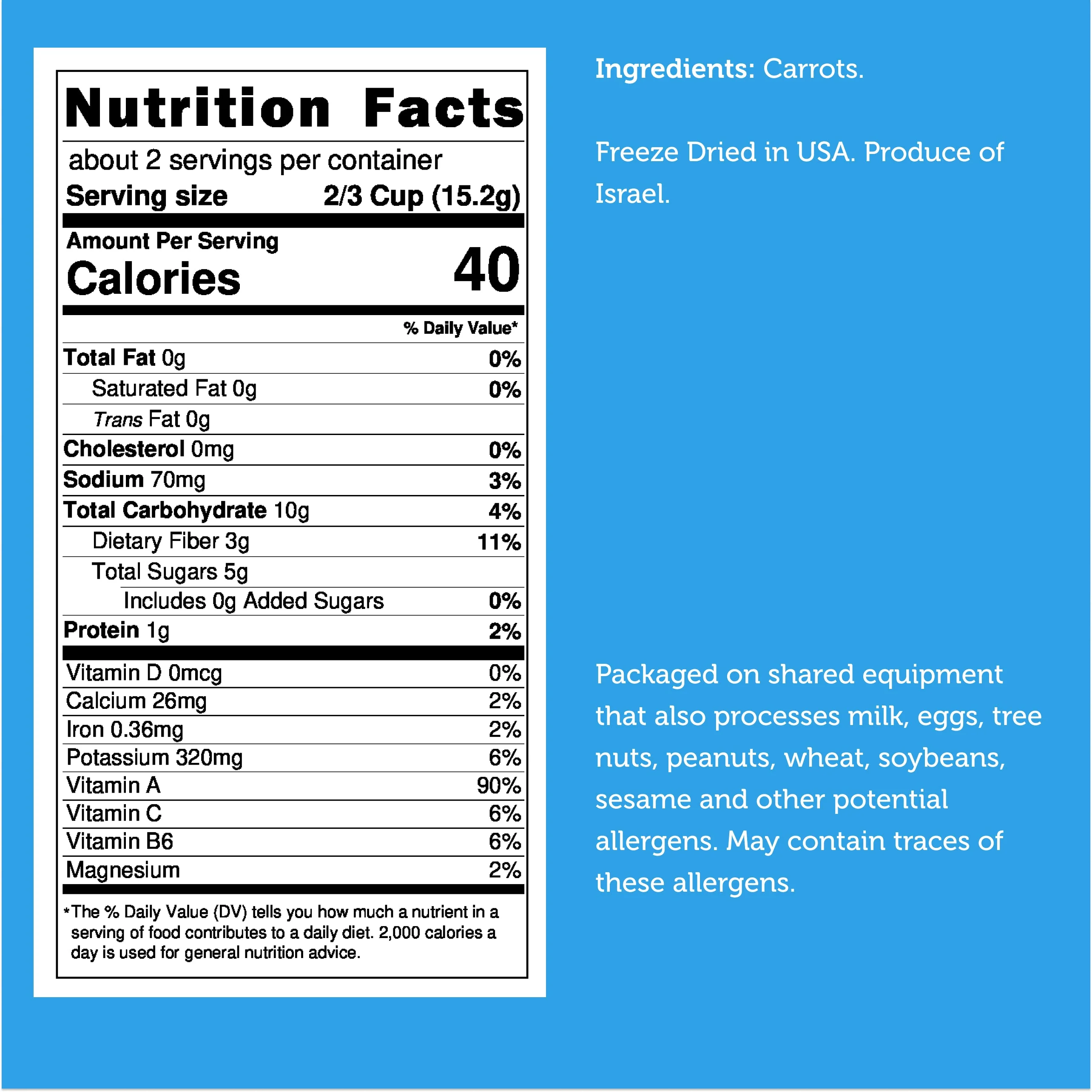 Freeze Dried Carrot Chips - Image 6