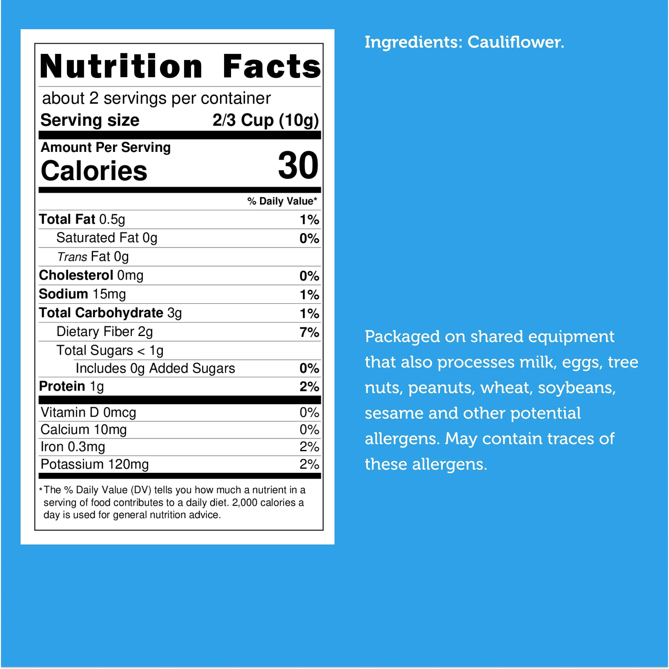 Freeze Dried Cauliflower - Image 5