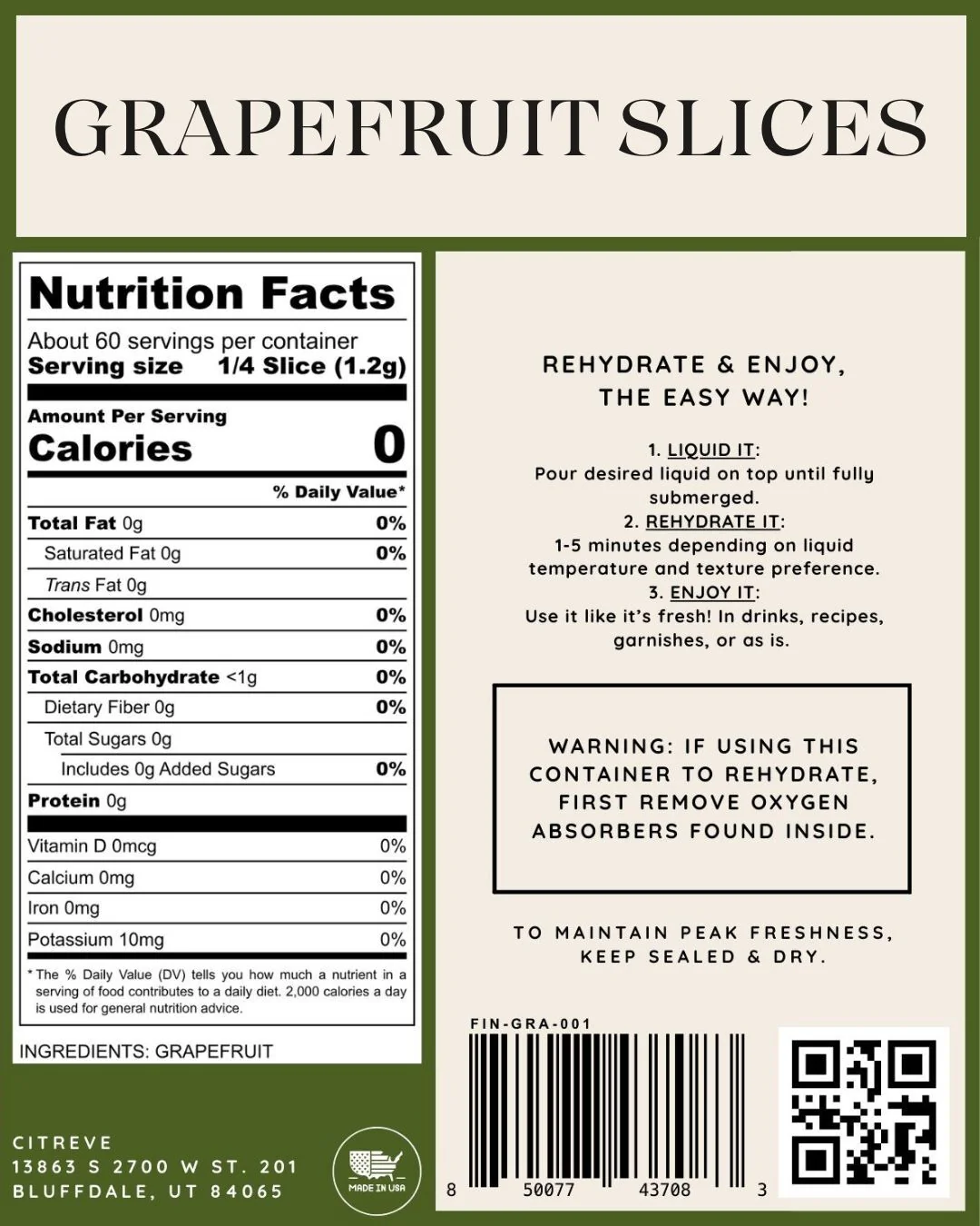 Freeze-Dried Grapefruit Slice - Image 2