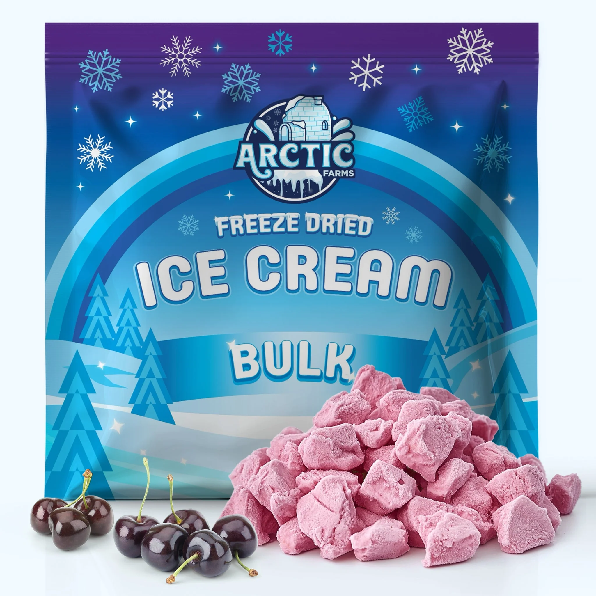 Freeze Dried Ice Cream That Does Not Melt (Bits) Black Cherry - Image 3
