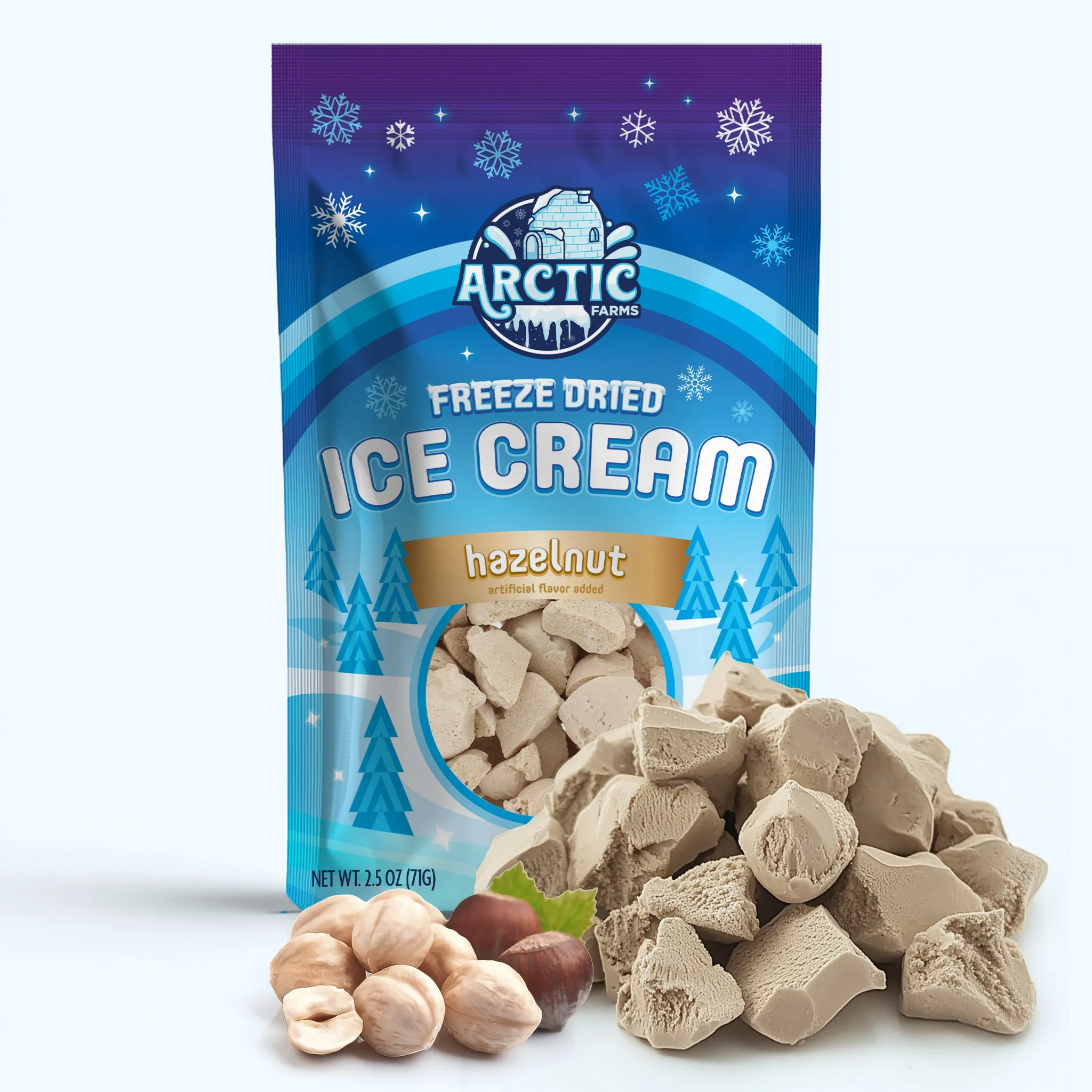 Freeze Dried Ice Cream That Does Not Melt (Bits) Hazelnut - Image 6