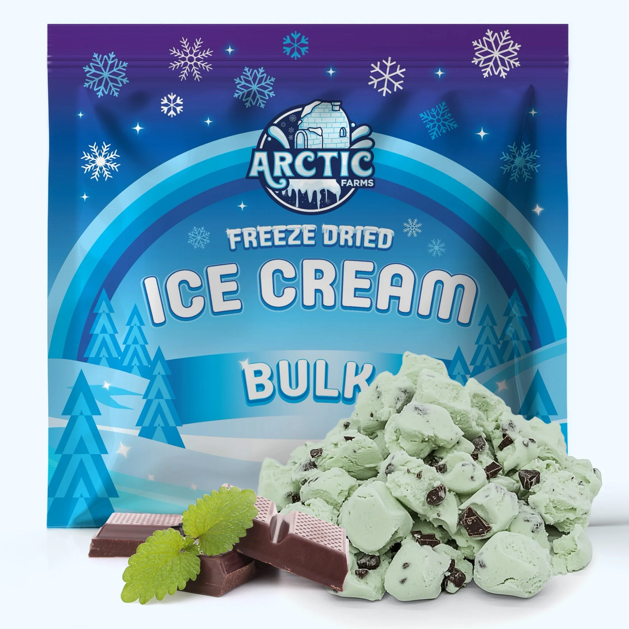 Freeze Dried Ice Cream That Does Not Melt (Bits) Mint Chip - Image 7