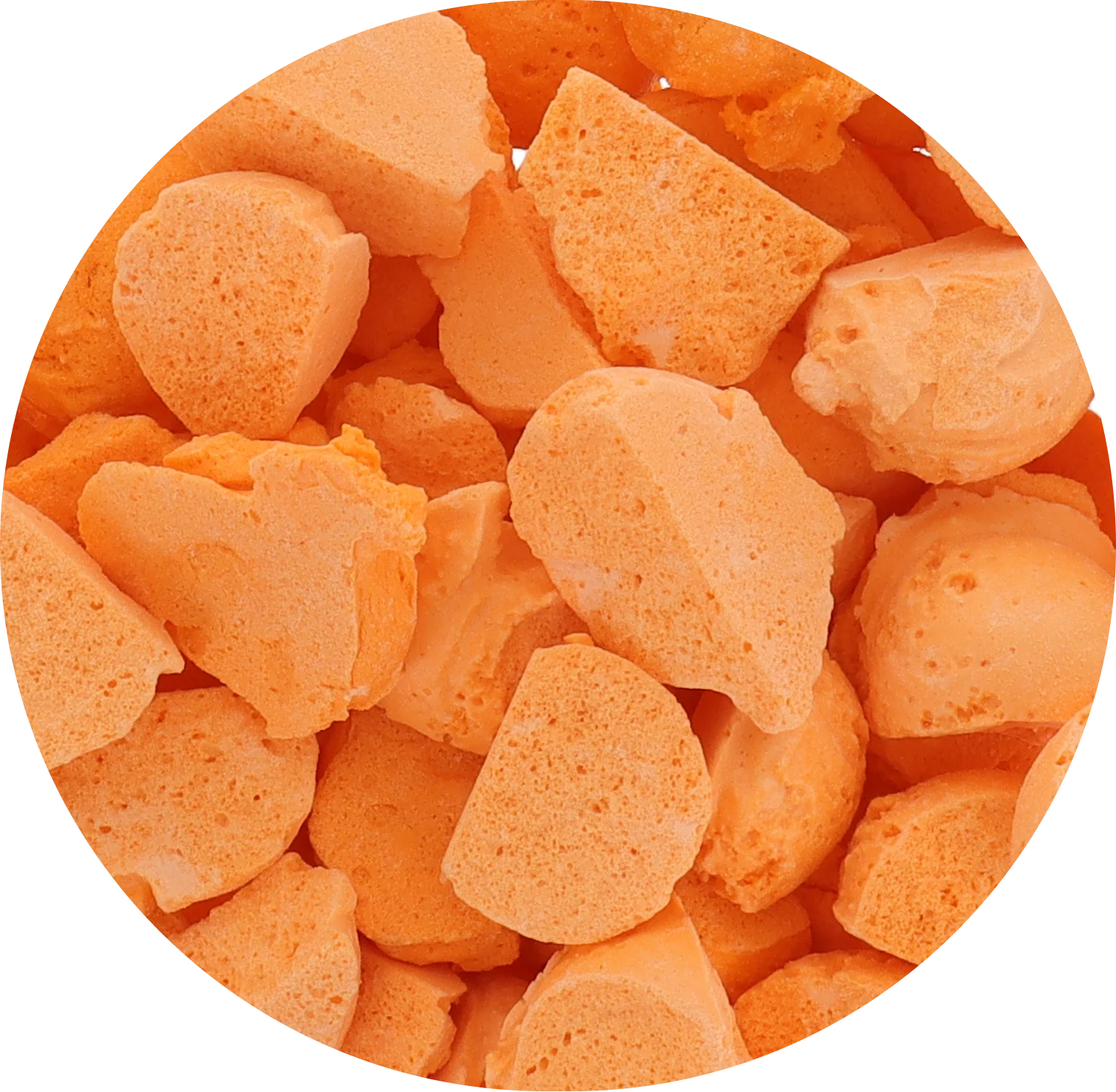 Freeze Dried Ice Cream That Does Not Melt (Bits) Orange - Image 2
