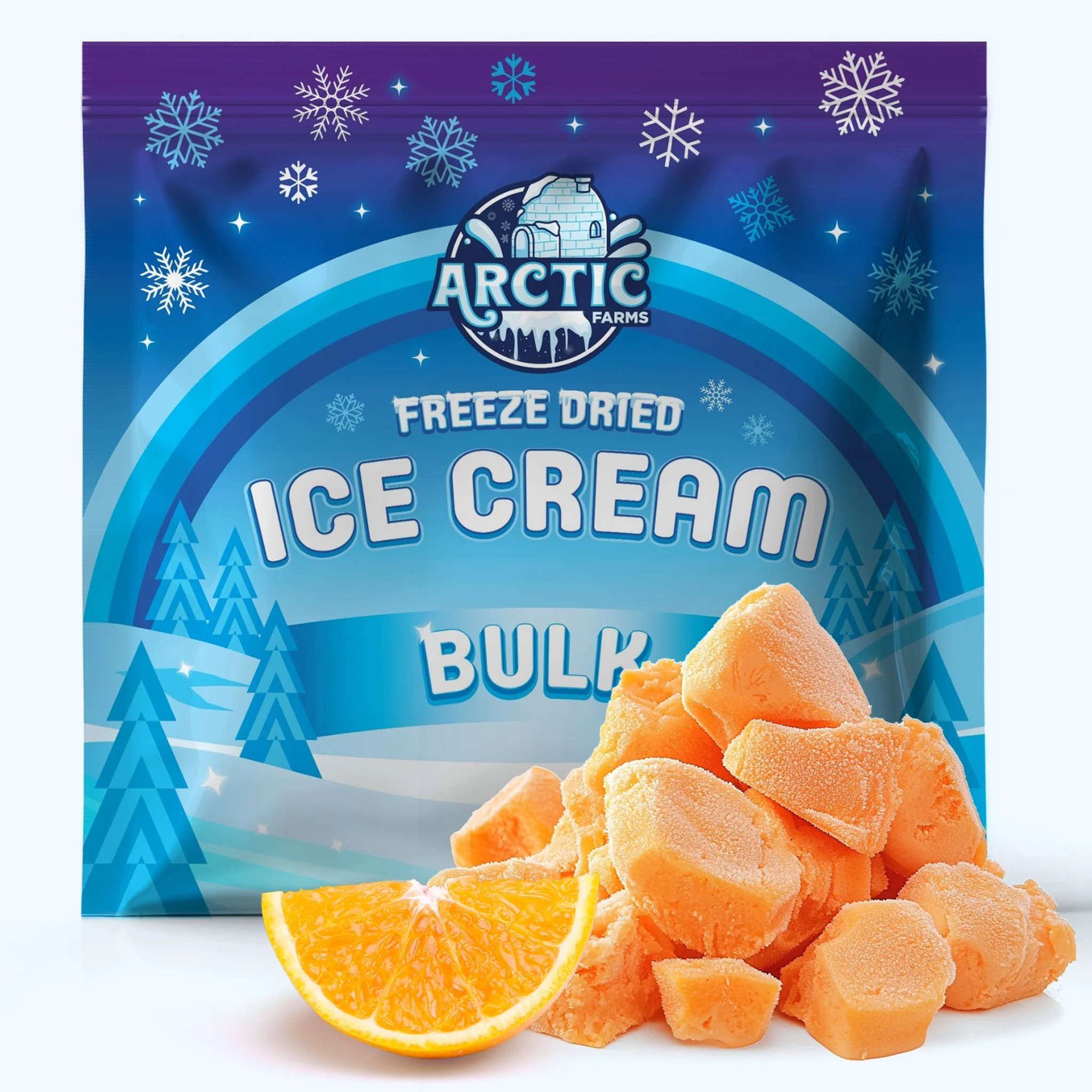 Freeze Dried Ice Cream That Does Not Melt (Bits) Orange - Image 7