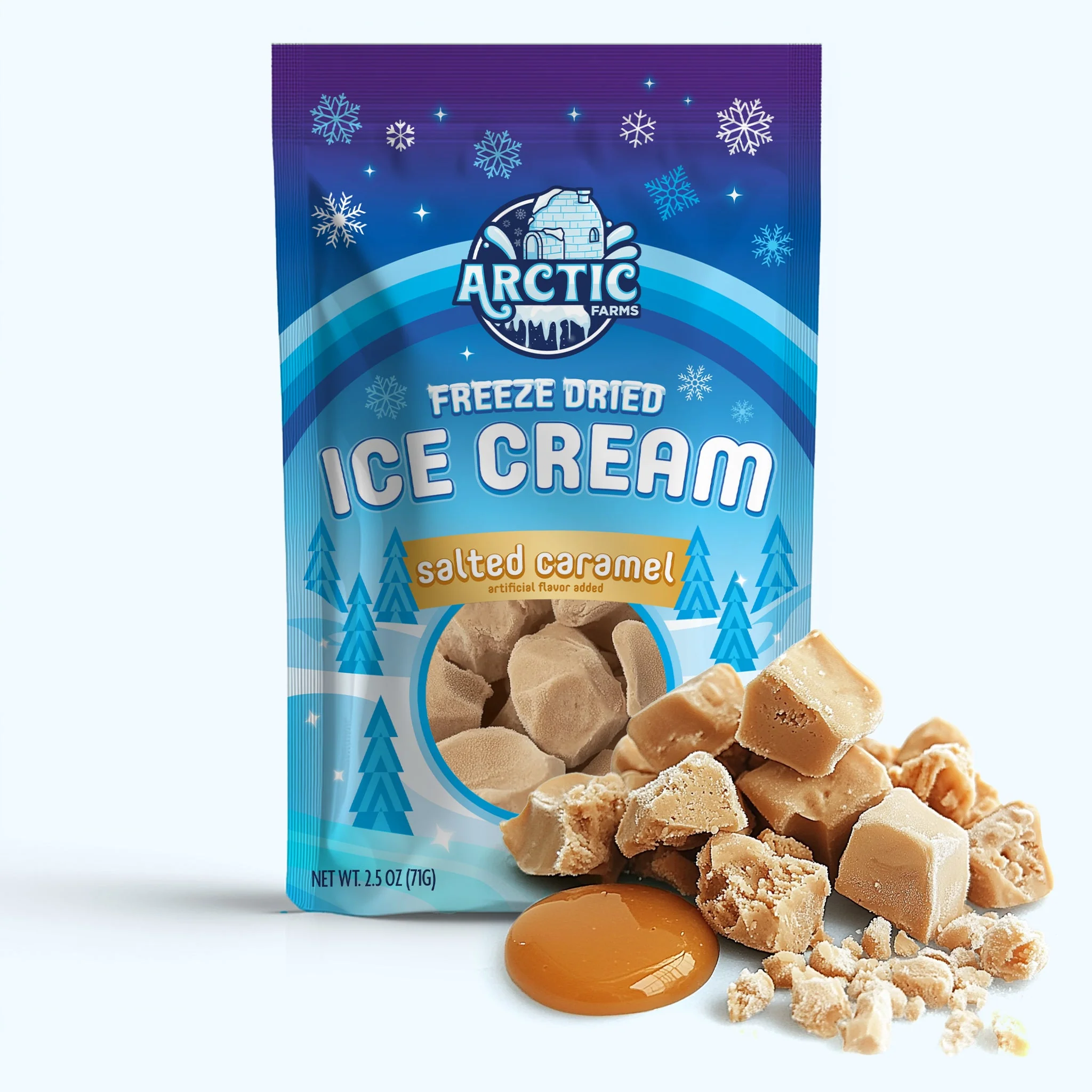 Freeze Dried Ice Cream That Does Not Melt (Bits) Salted Caramel - Image 6