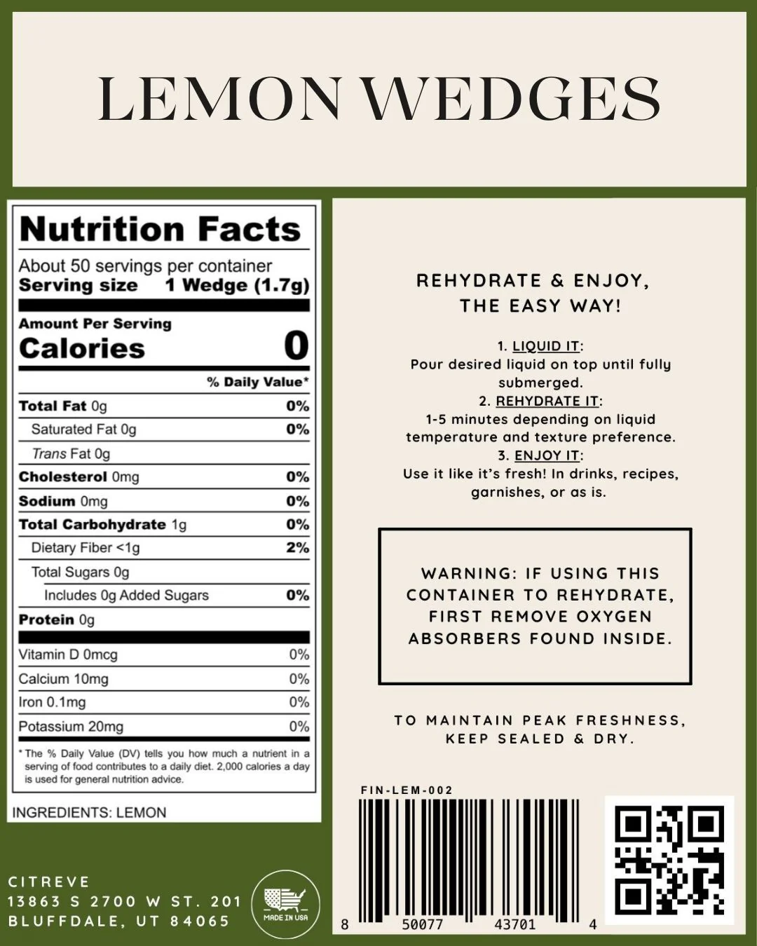 Freeze-Dried Lemon Wedges - Image 2