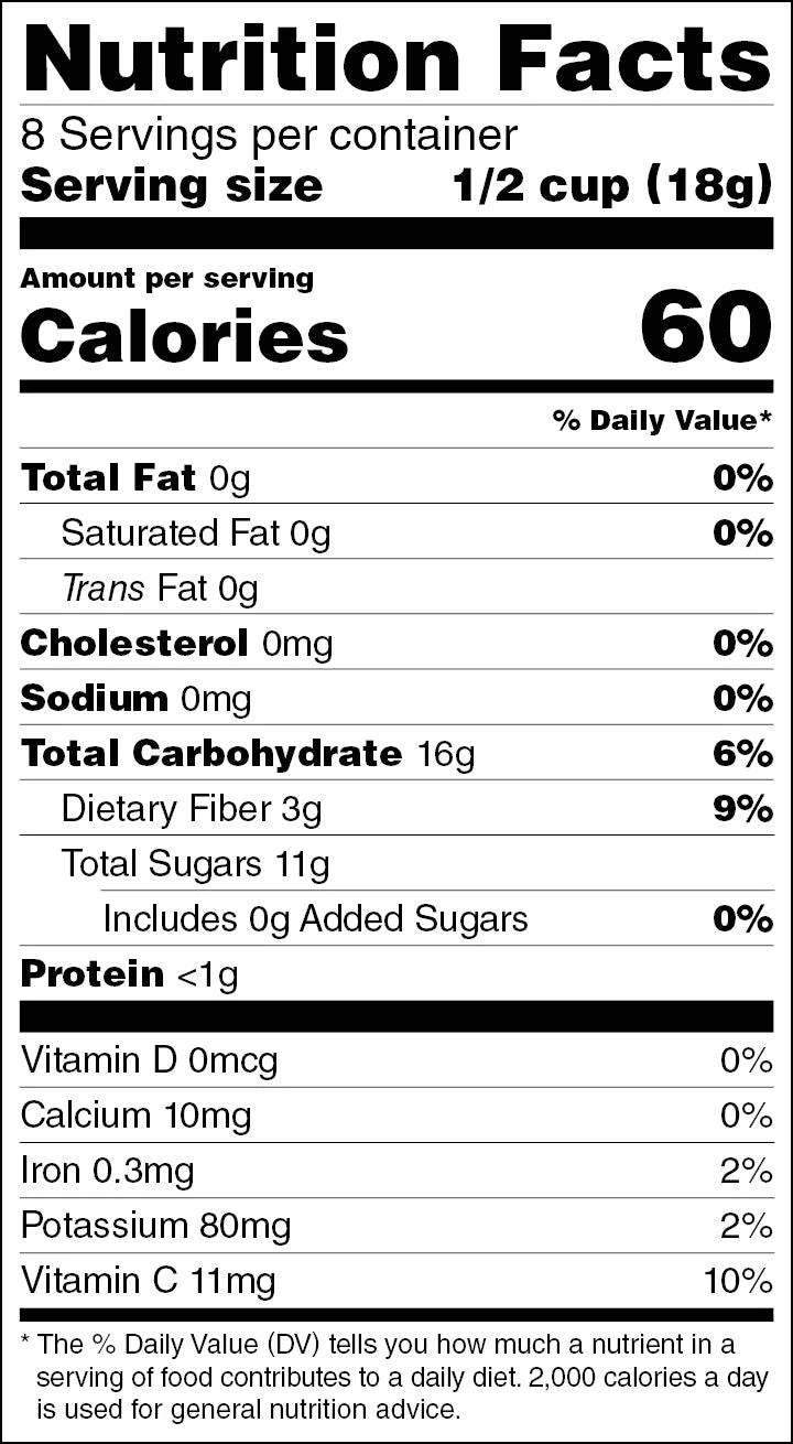Freeze Dried Blueberries - 10.2oz bag - Image 3