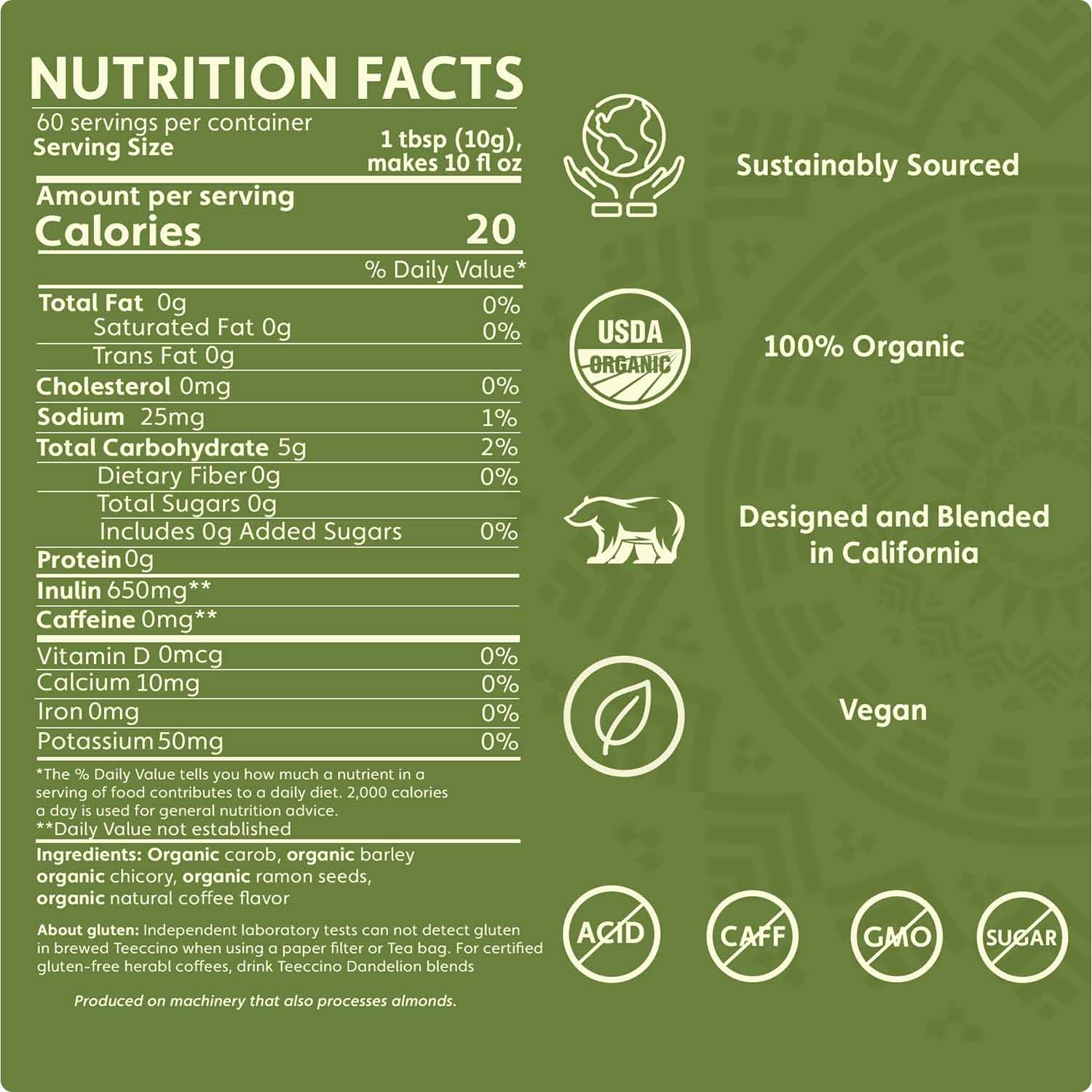 French Roast Chicory Herbal Coffee - Image 7