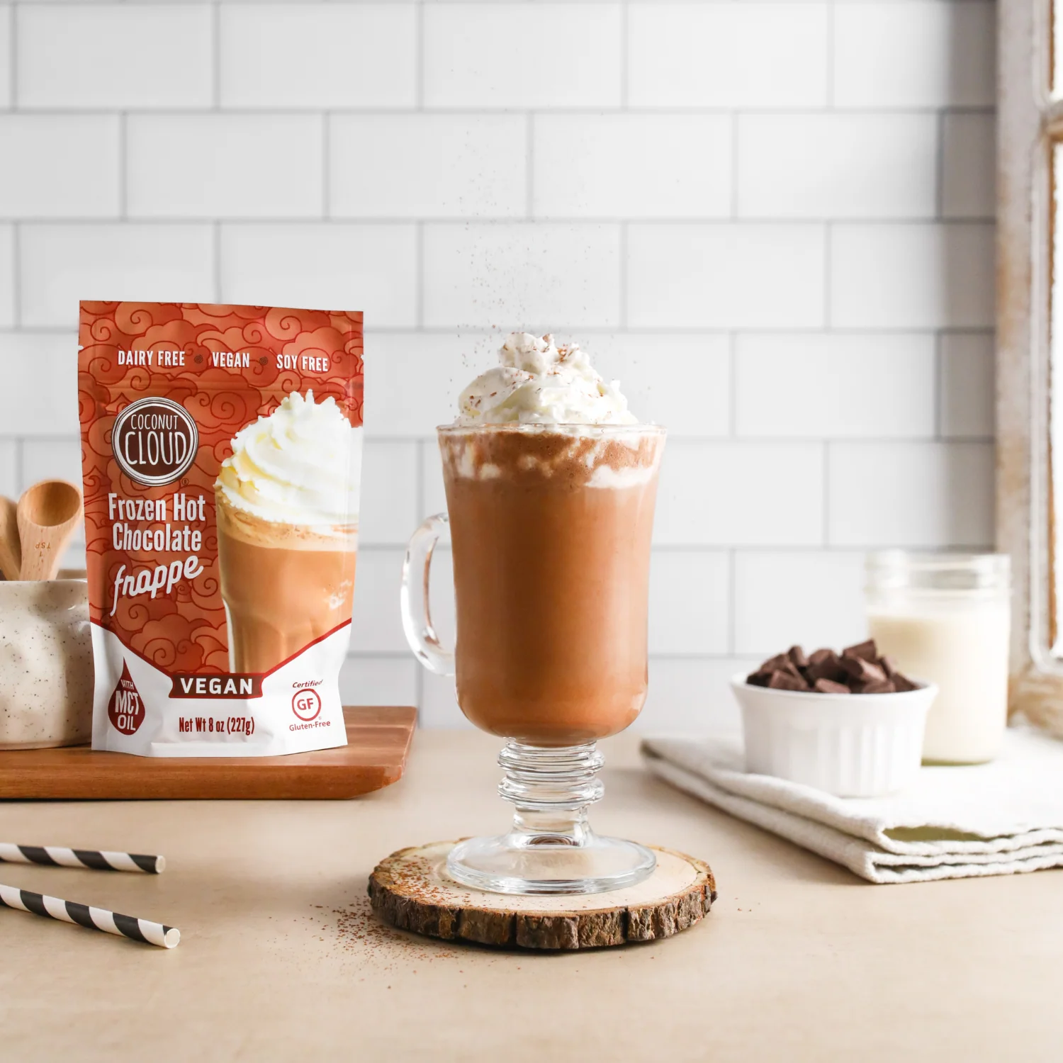 Frozen Hot Chocolate Frappe - Dairy Free - Image 5