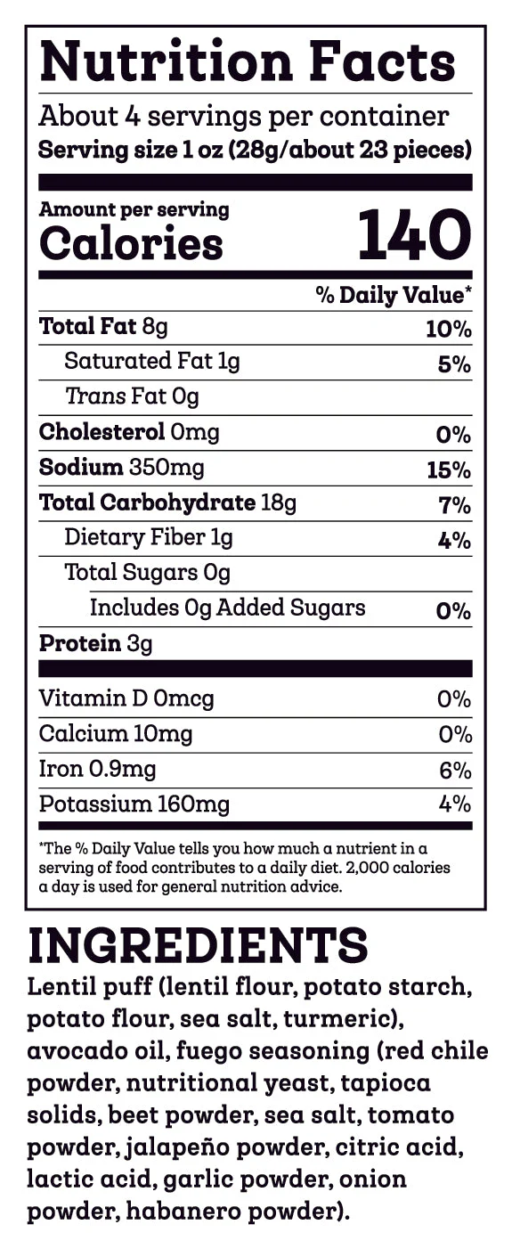 Grain Free Fuego Puff Snacks - Image 3