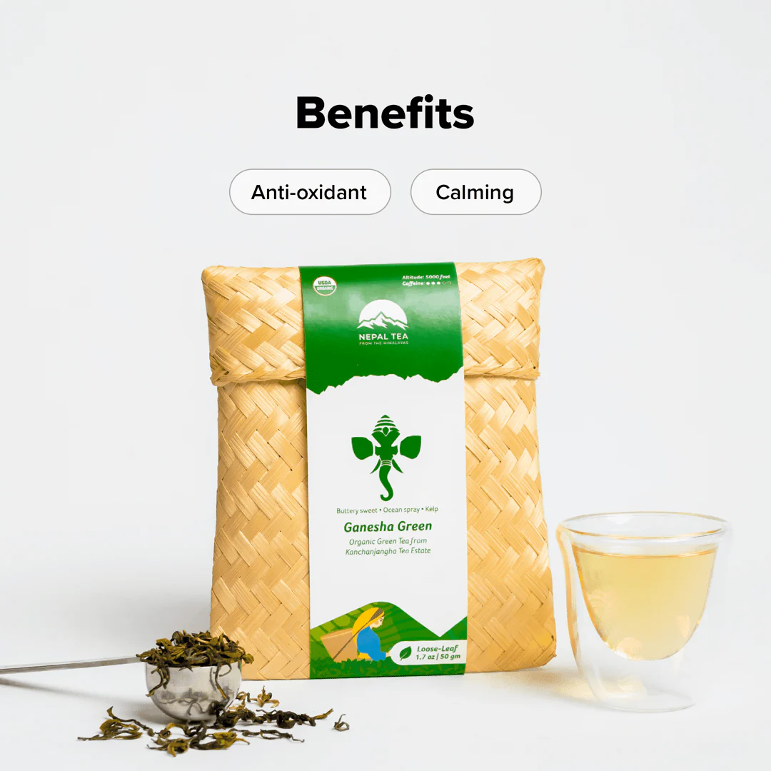 Ganesha Green - Organic Green Tea - Image 3