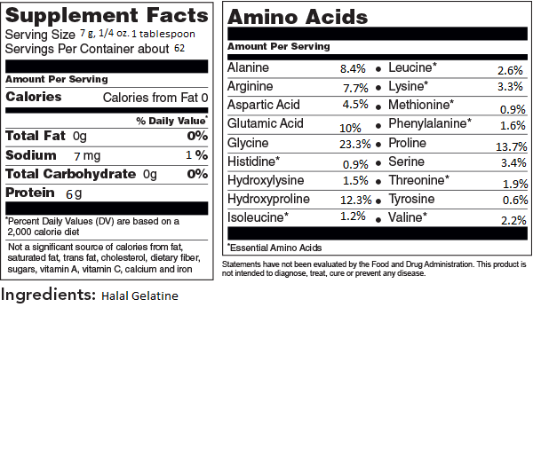 Gelatin Powder - Unflavored Certified Halal - Image 3