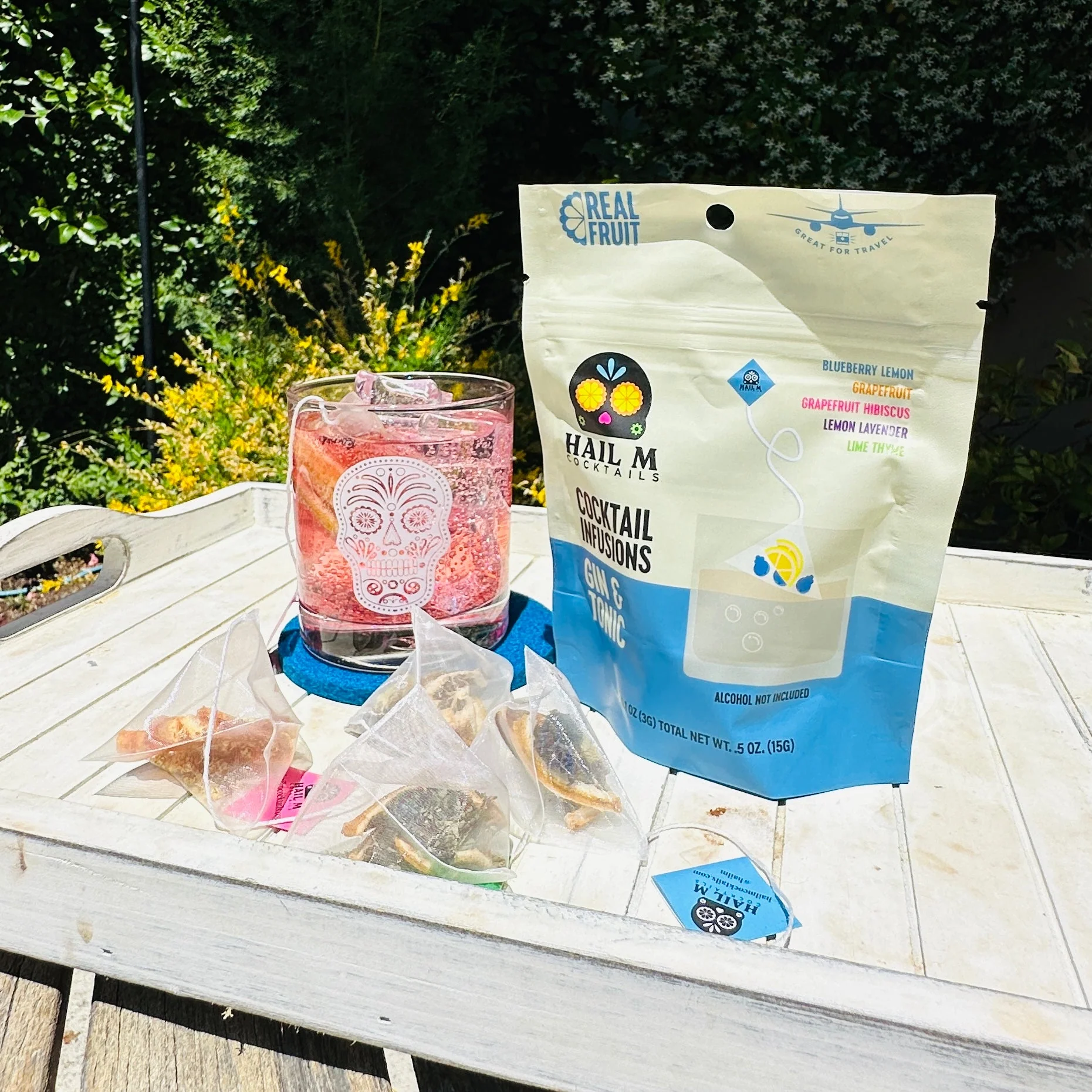 Gin & Tonic Infusion Kit – Sugar Free - Travel Cocktail Tea Bags - Image 2