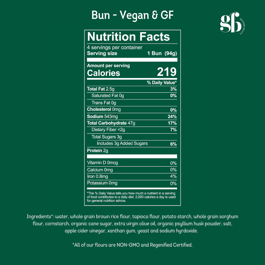 Gluten-Free and Vegan Breads - Bun (Allergen-Friendly) - Image 5