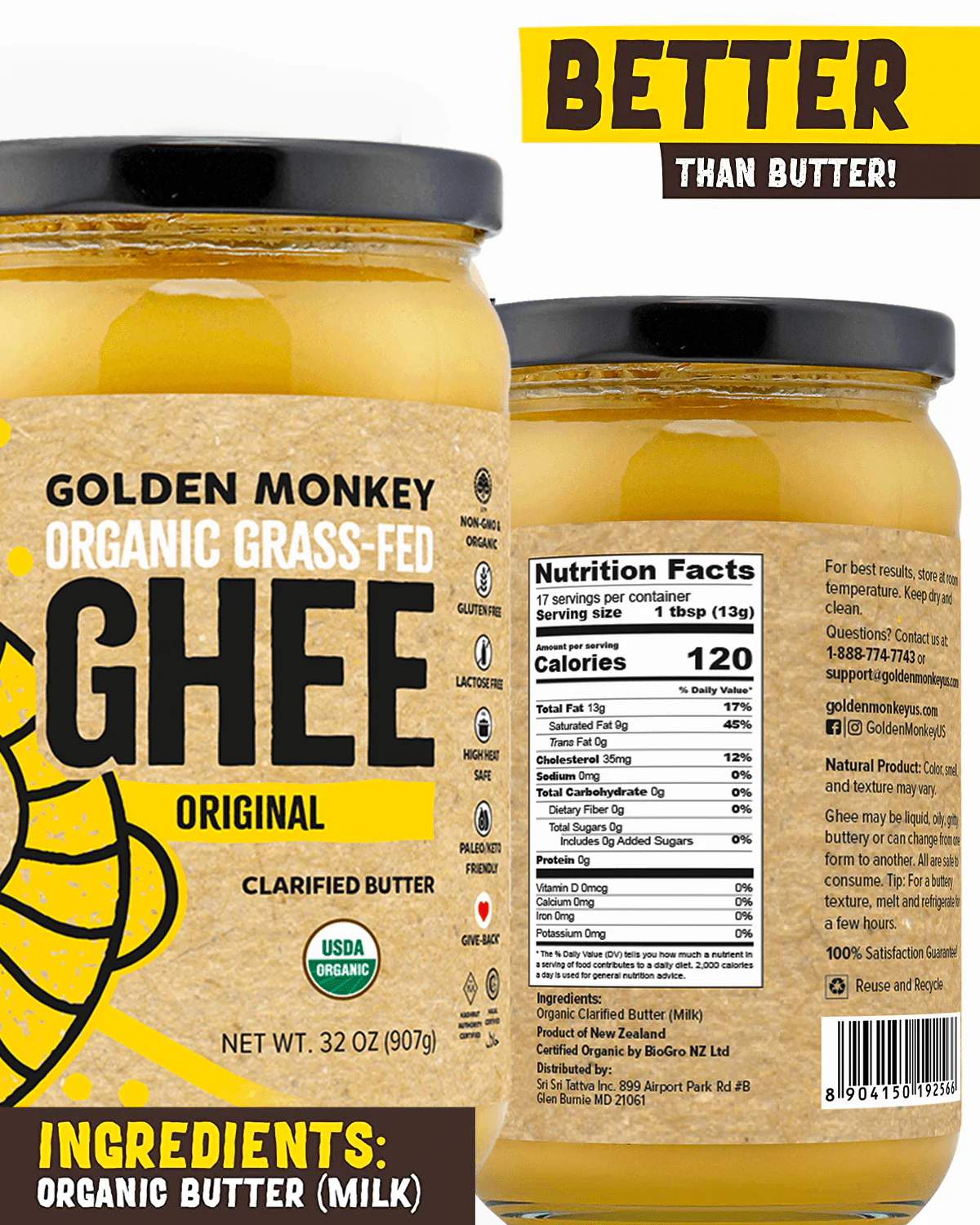 Golden Monkey Ghee (Clarified Butter) - Image 12