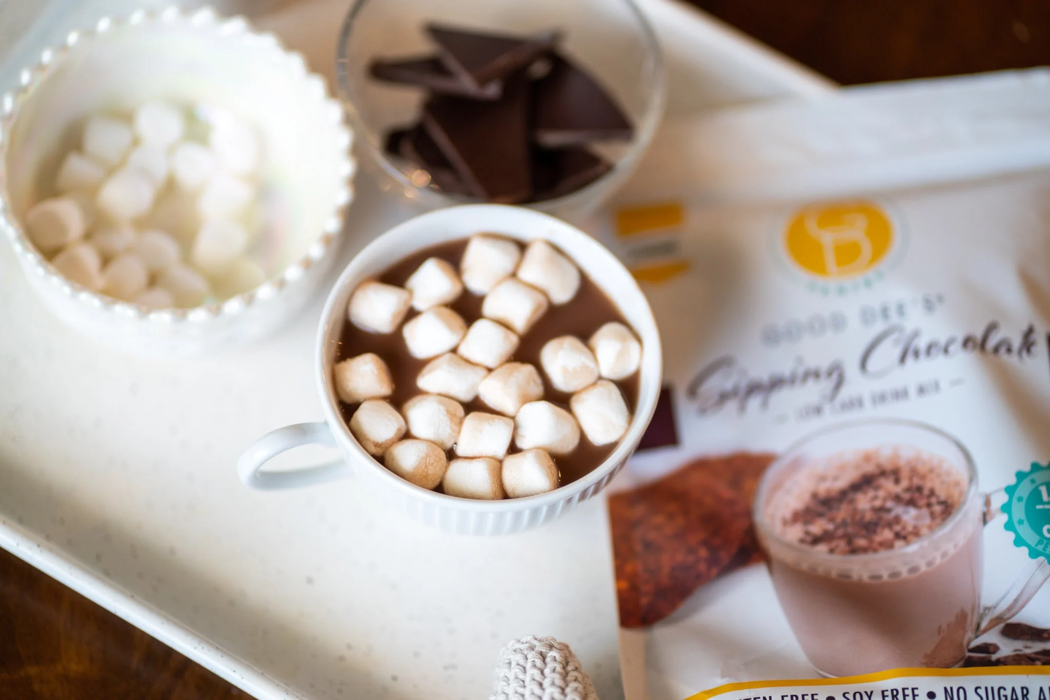 Good Dee's Sipping Chocolate Low Carb Drink Mix - Vegan, No Sugar Added*, Soy Free and Gluten Free - Image 5