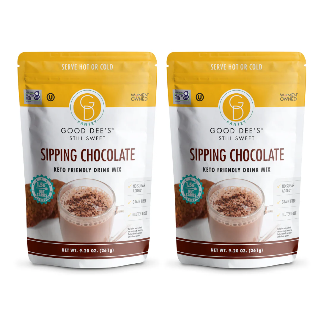Good Dee's Sipping Chocolate Low Carb Drink Mix - Vegan, No Sugar Added*, Soy Free and Gluten Free - Image 7