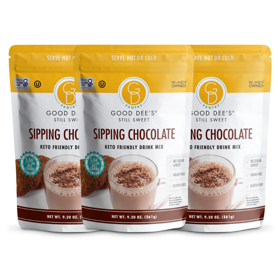 Good Dee's Sipping Chocolate Low Carb Drink Mix - Vegan, No Sugar Added*, Soy Free and Gluten Free - Image 8