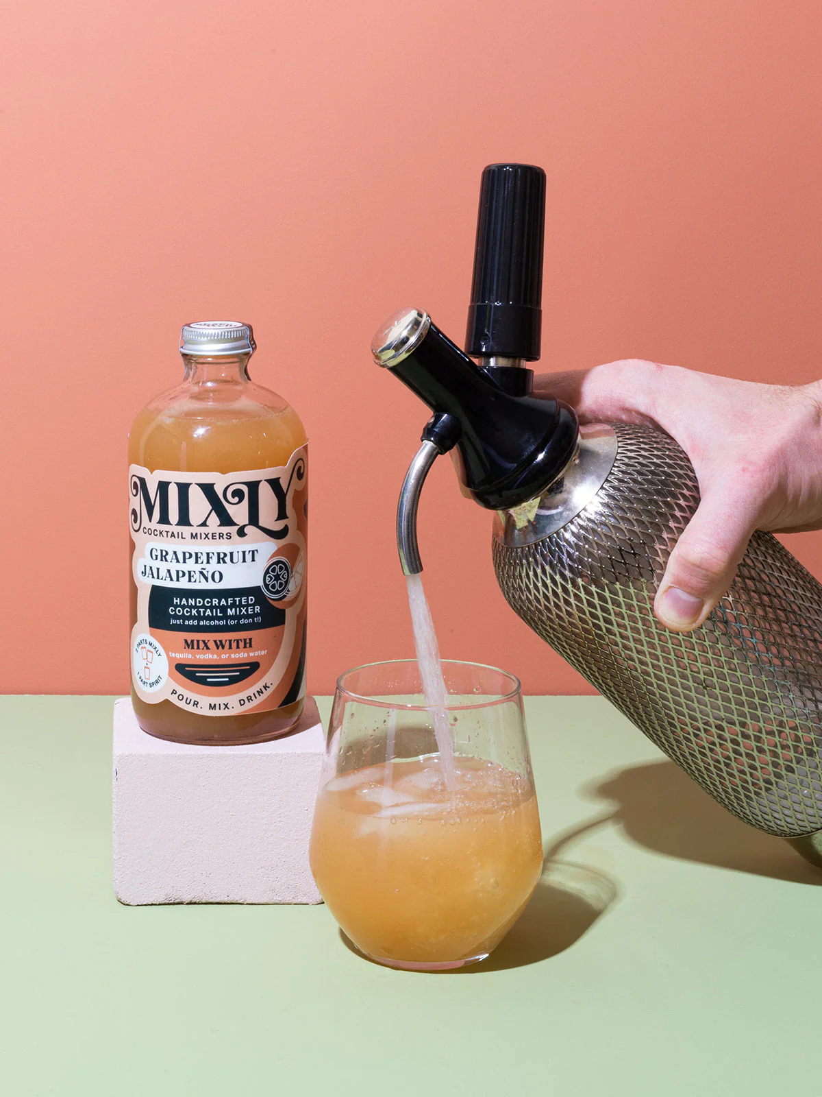 Grapefruit Jalapeño - Spicy Margarita Cocktail & Mocktail Mixer - Image 2