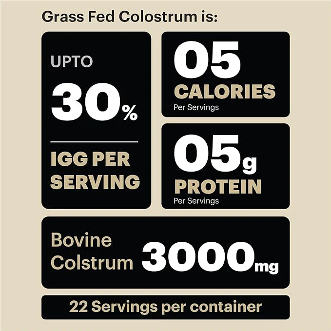 Grass Fed Colostrum Powder - 4oz - Image 4