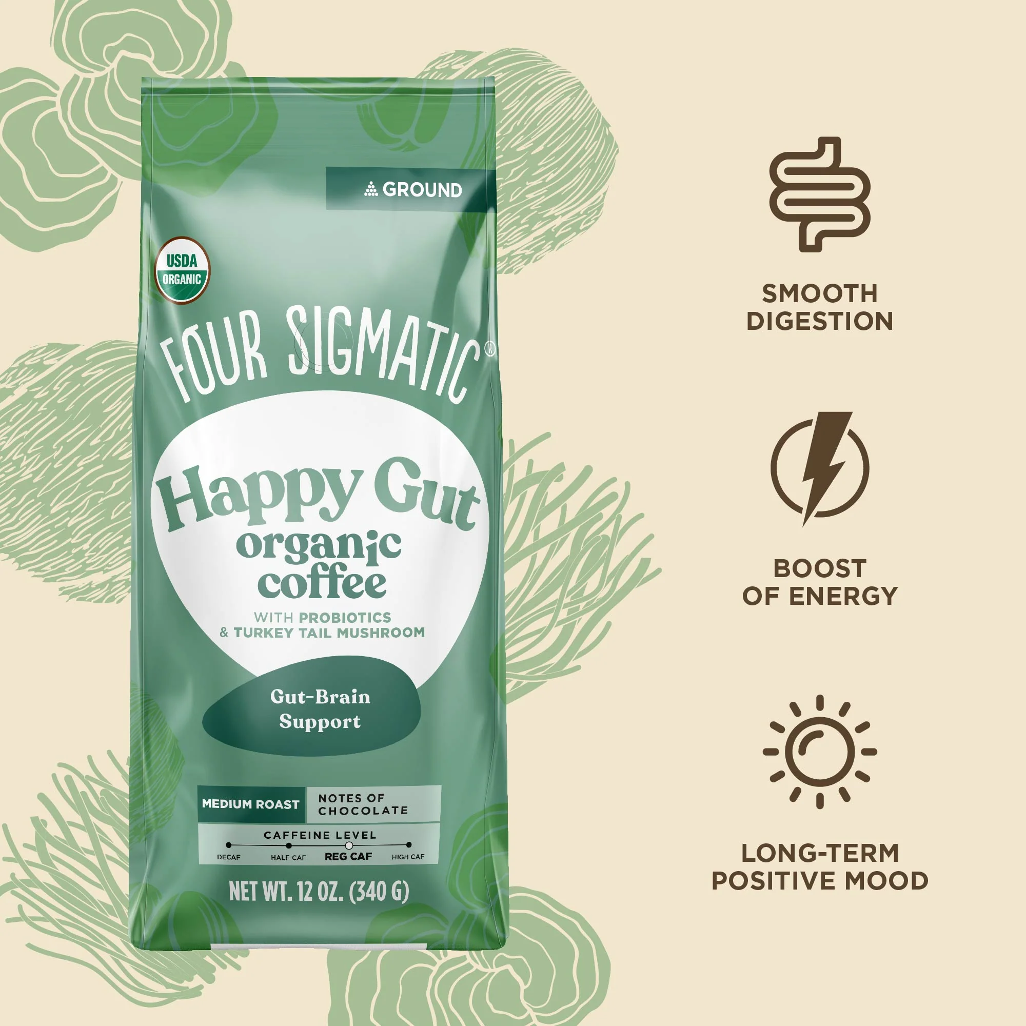 Gut Health Ground Coffee - Medium - Image 7