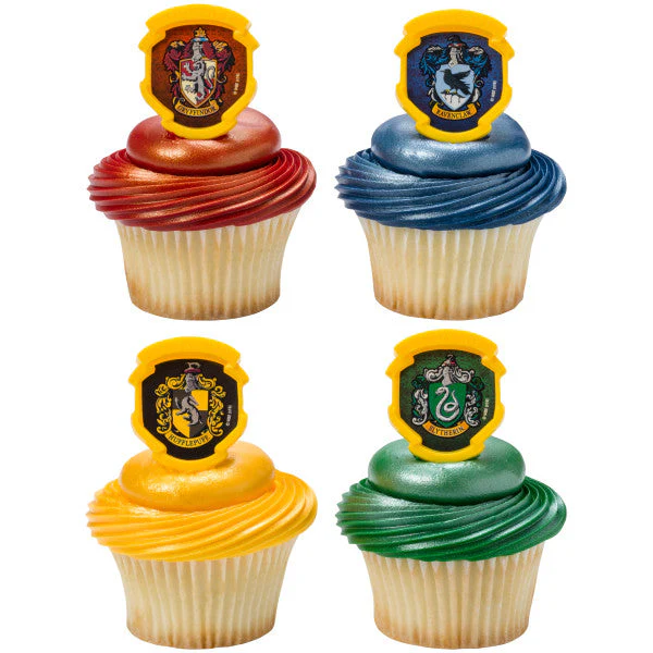 Harry Potter Hogwarts Houses Cupcake Rings - Image 2