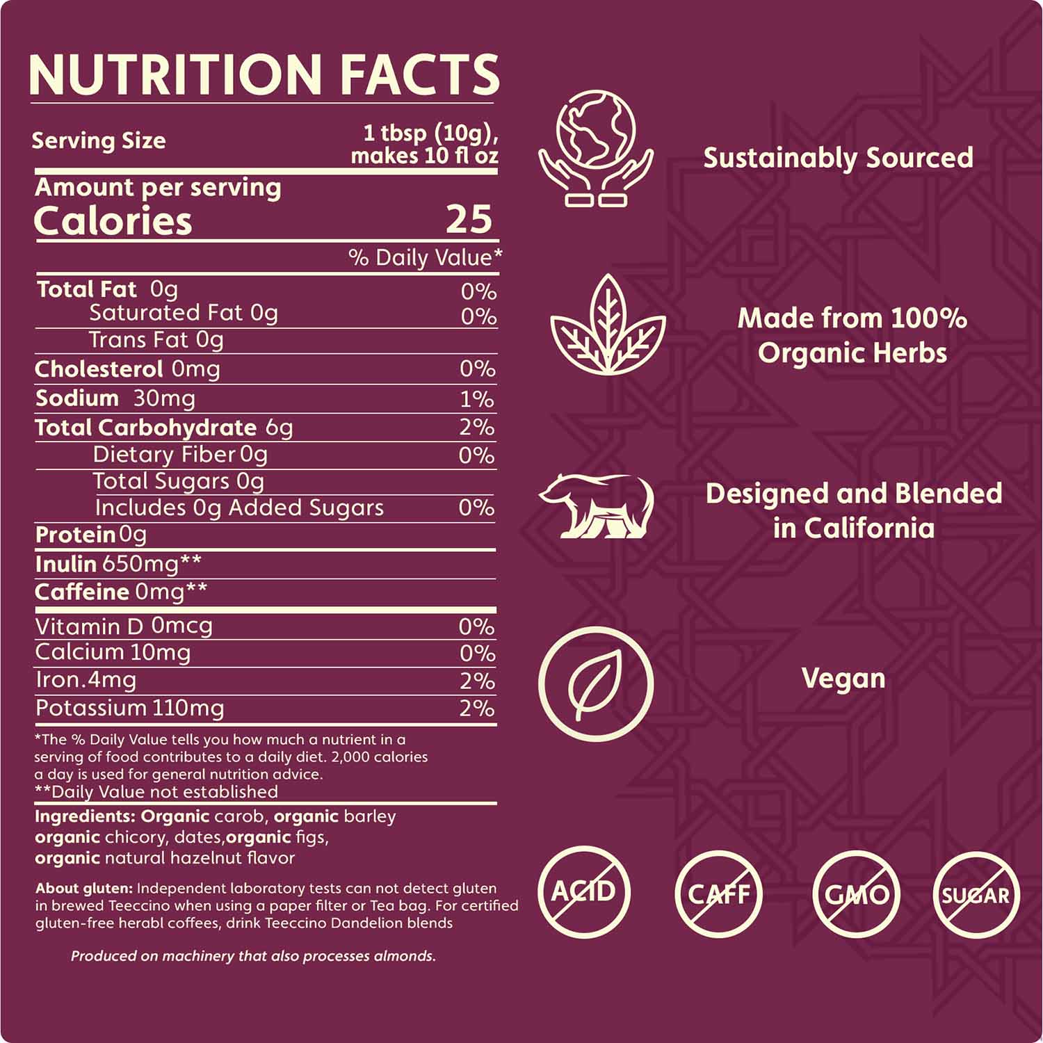 Hazelnut Chicory Herbal Coffee - Image 8