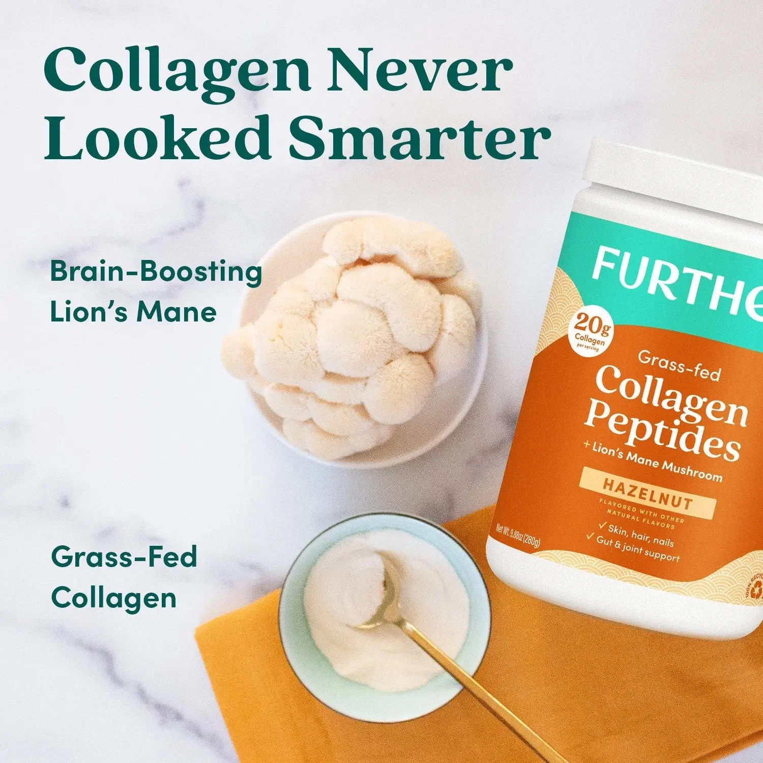 Hazelnut Collagen Peptides Powder - Image 3