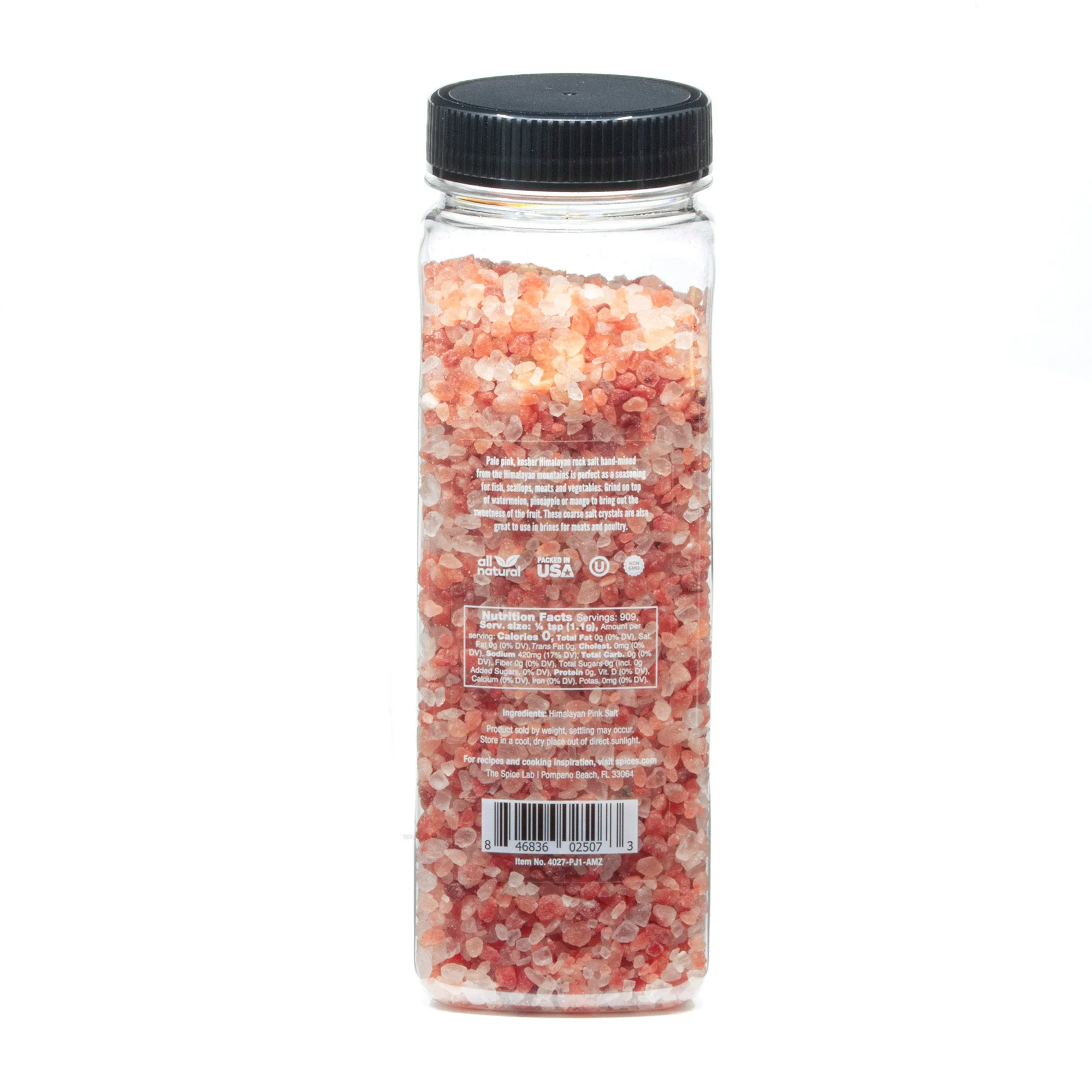 Himalayan Pink Salt Coarse & Organic Black Tellicherry Peppercorns Combo Pack - Image 6