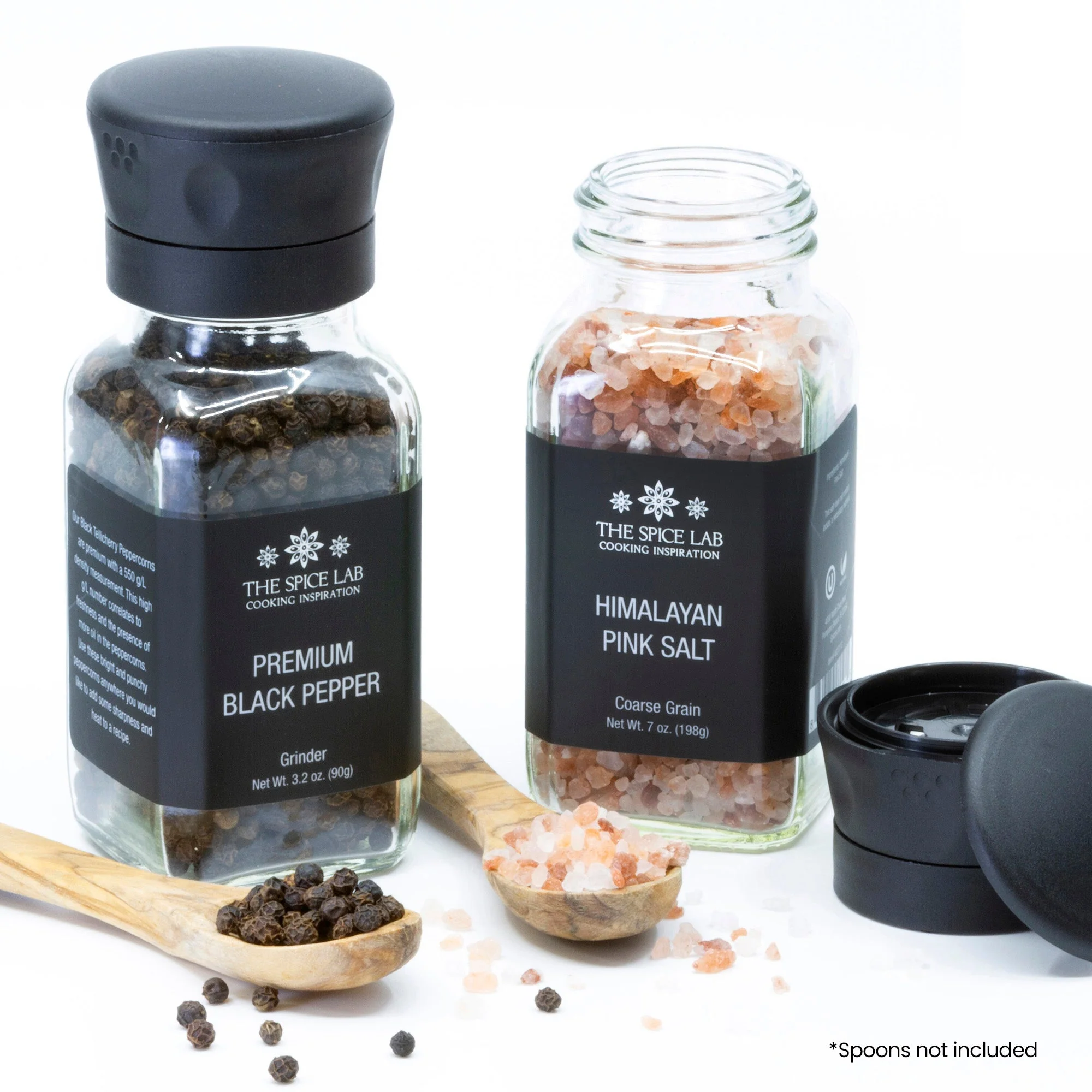 Himalayan Pink Salt (Coarse) & Premium Black Pepper Set - Image 4
