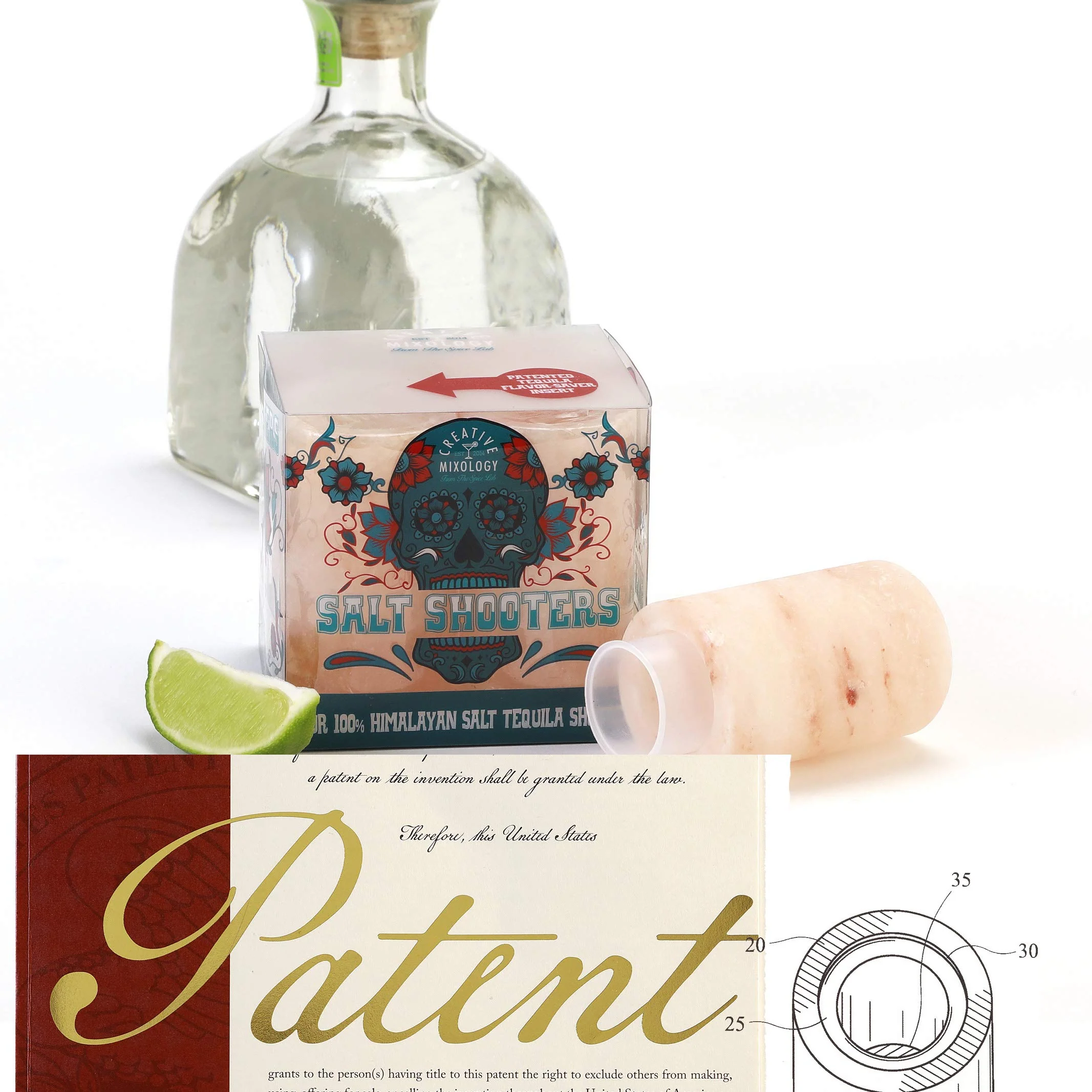 Himalayan Salt Tequila Shooters - 8 Pack (2 Sets of 4 Shot Glasses) - Image 3