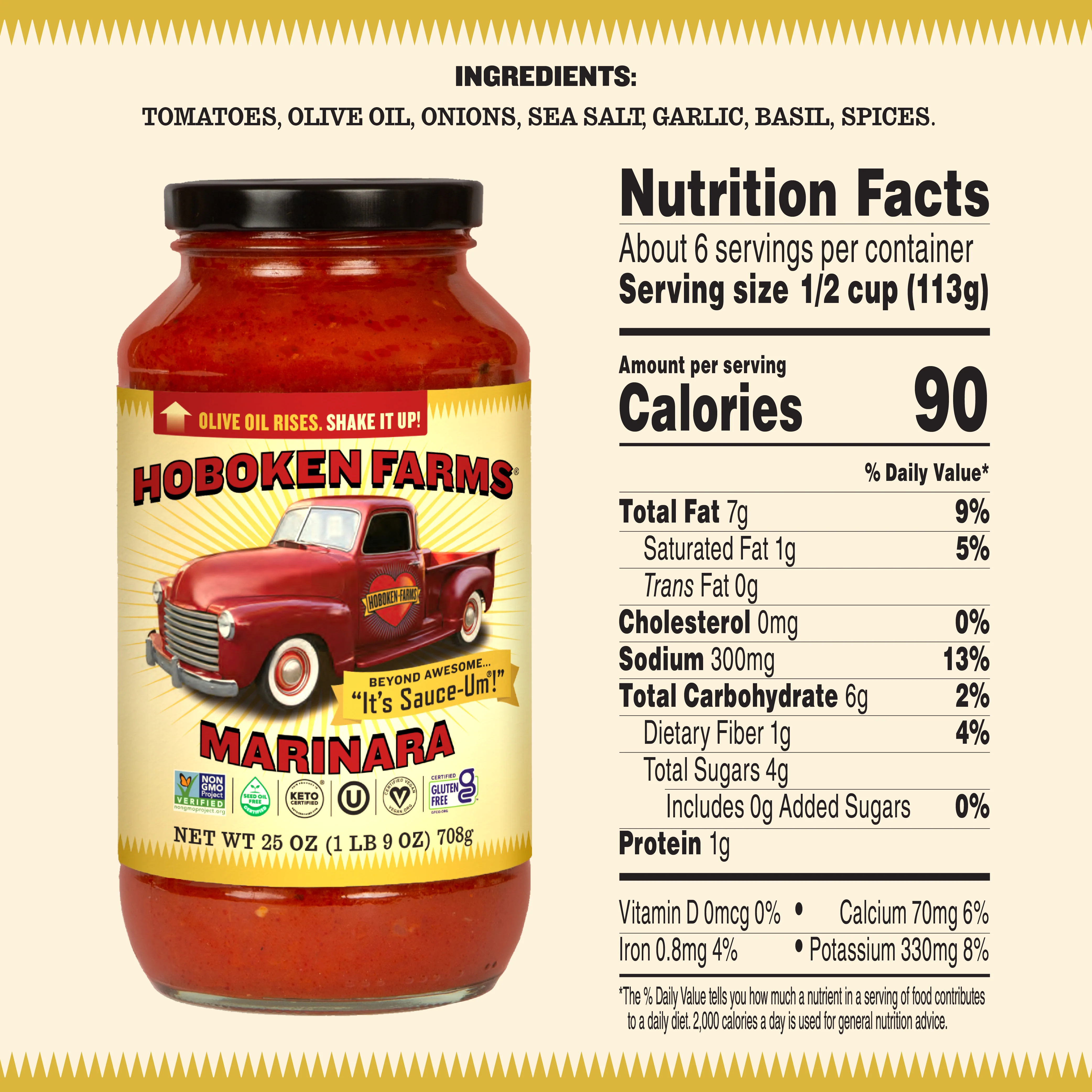 Hoboken Farms Marinara Sauce 2 Pack - Image 3
